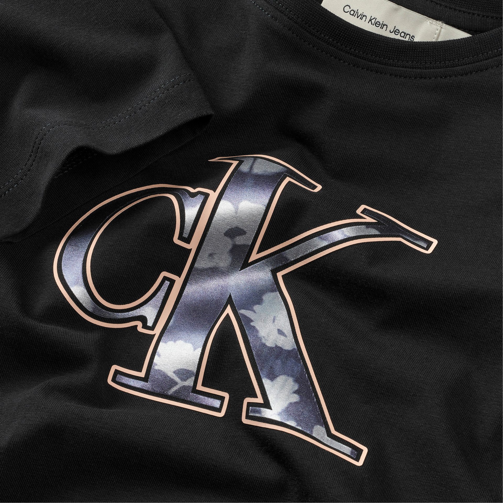 Calvin Klein Shirtjurk TEE SHIRT DRESS LOGO PLACEMENT
