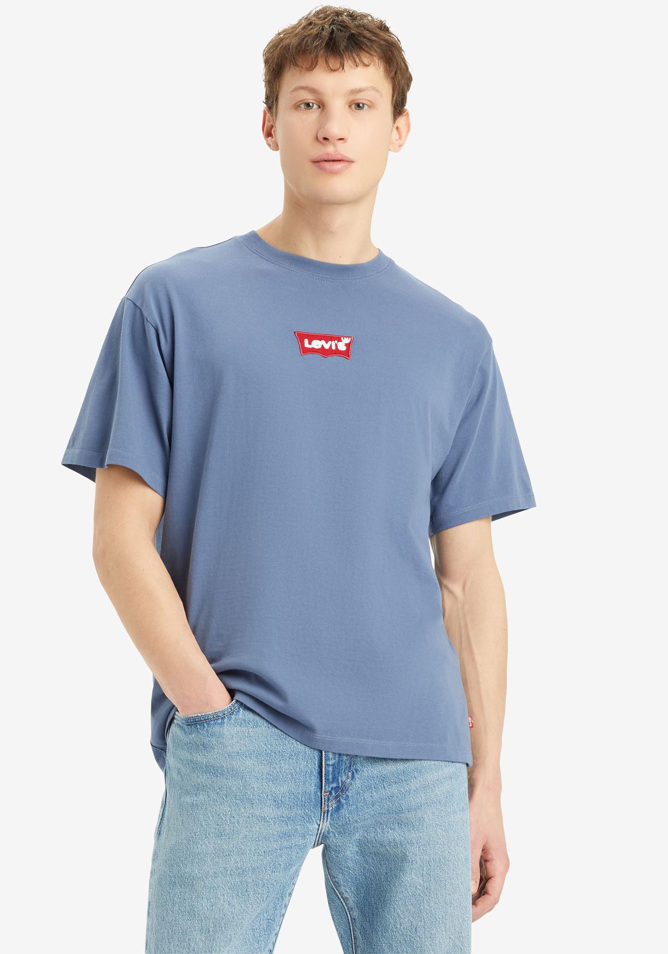 Levi's oversized T-shirt met logo vintage indigo