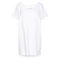 venice beach lang shirt in grote maten wit