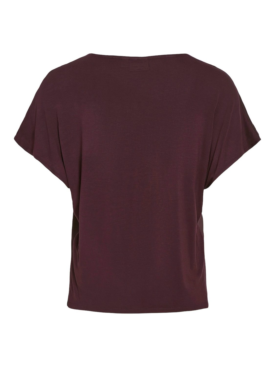 Vila Shirt met V-hals VIELLETTE V-NECK S/S SATIN TOP - NOOS