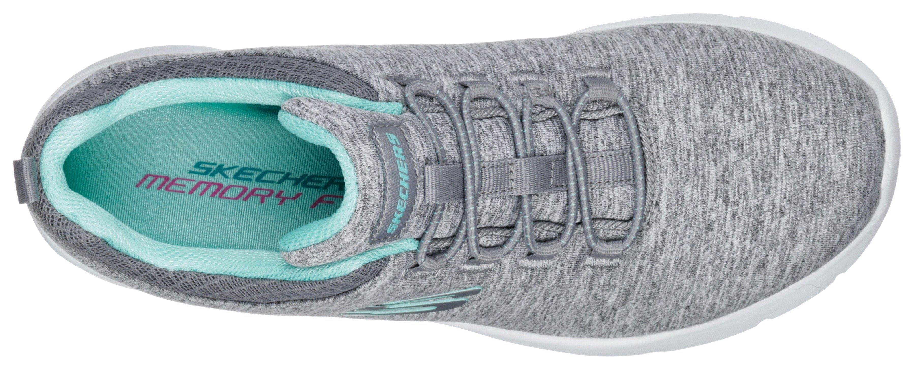 Skechers Slip-on sneakers DYNAMIGHT 2.0-IN A FLASH Slipper, vrijetijdsschoen, comfortschoen geschikt voor machinewas