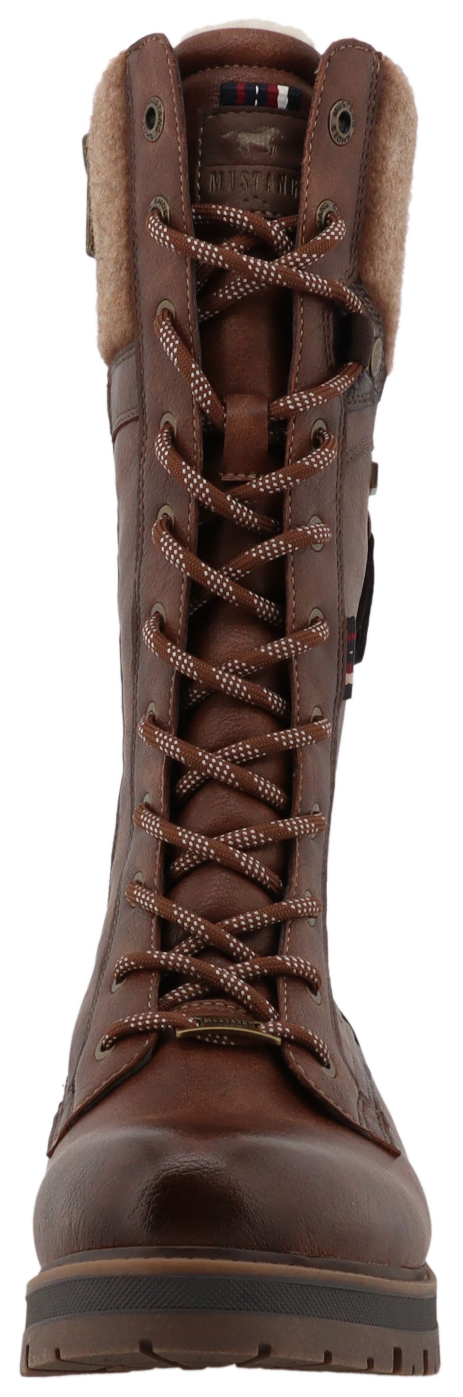 Mustang Shoes Winterlaarzen Darleen Veterlaarzen met ritssluiting