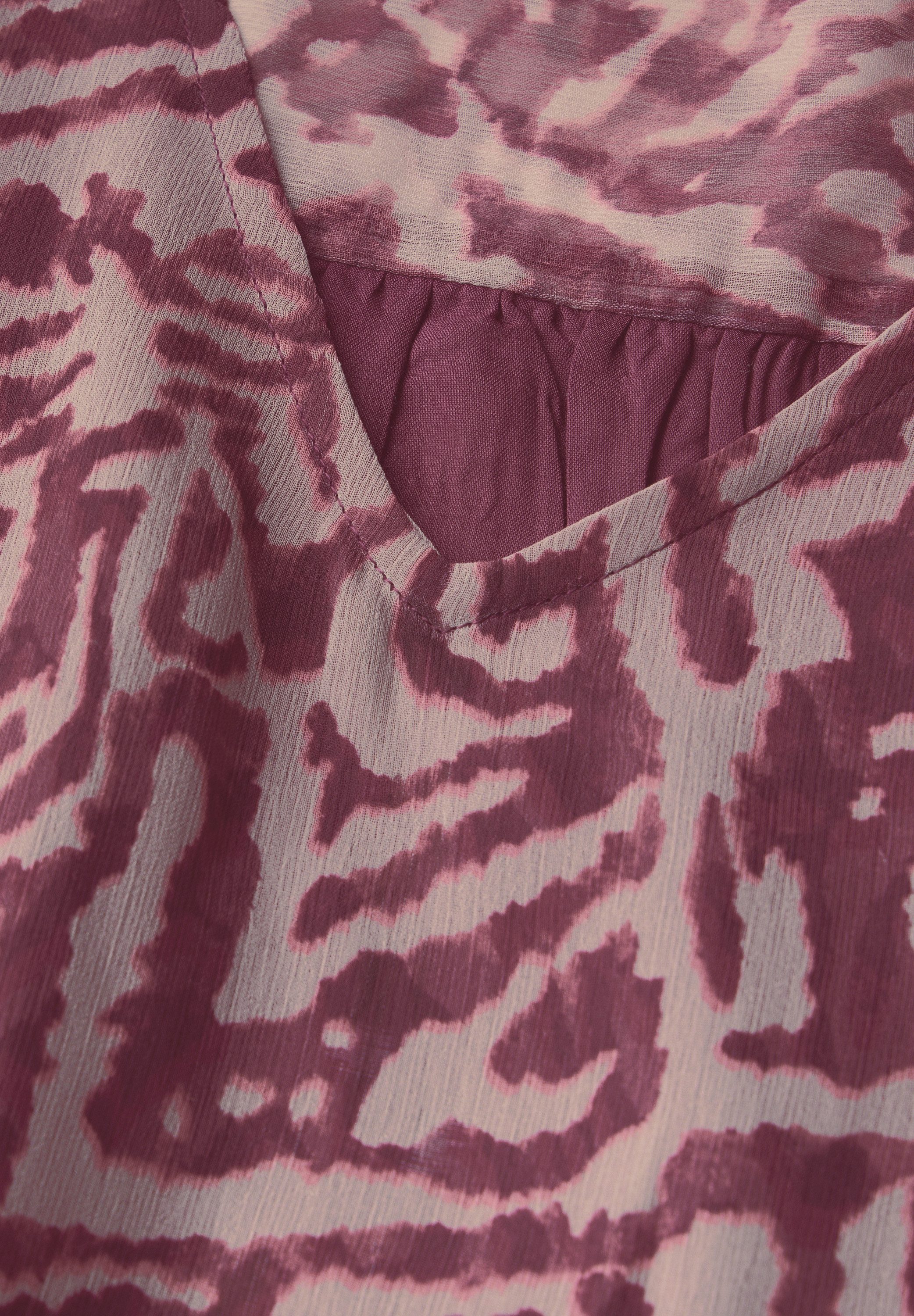 STREET ONE Blouse zonder sluiting met ruches