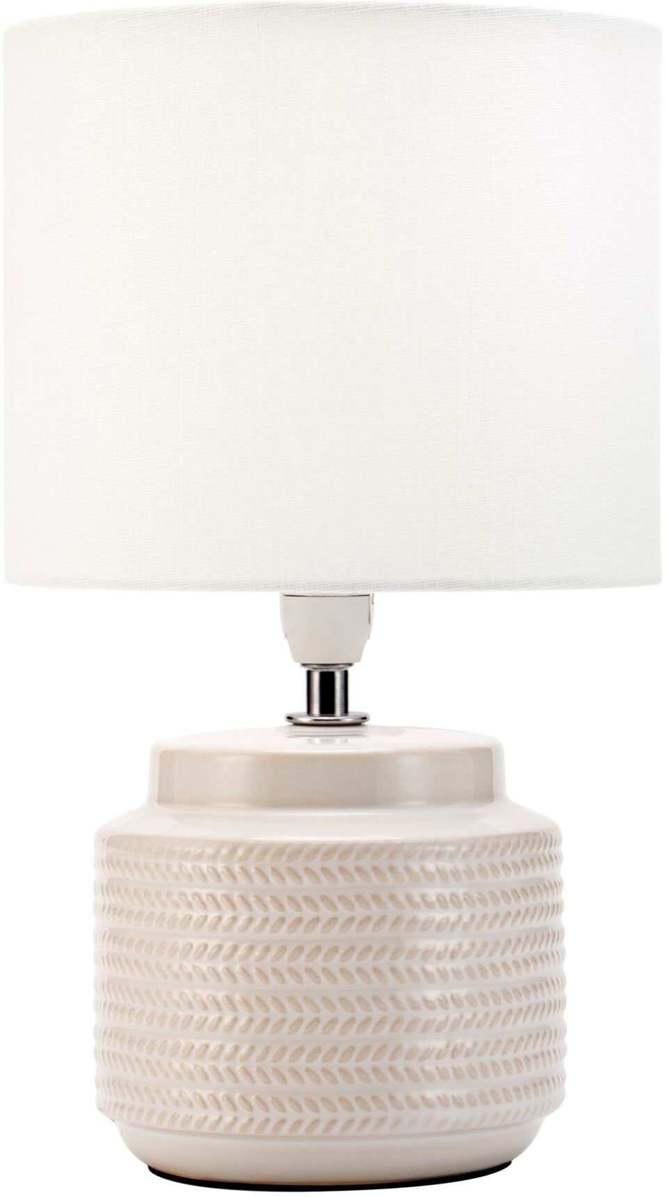 Pauleen Tafellamp Bright Soul E14, max. 20W E14, crème/beige, 230V, stof/keramiek