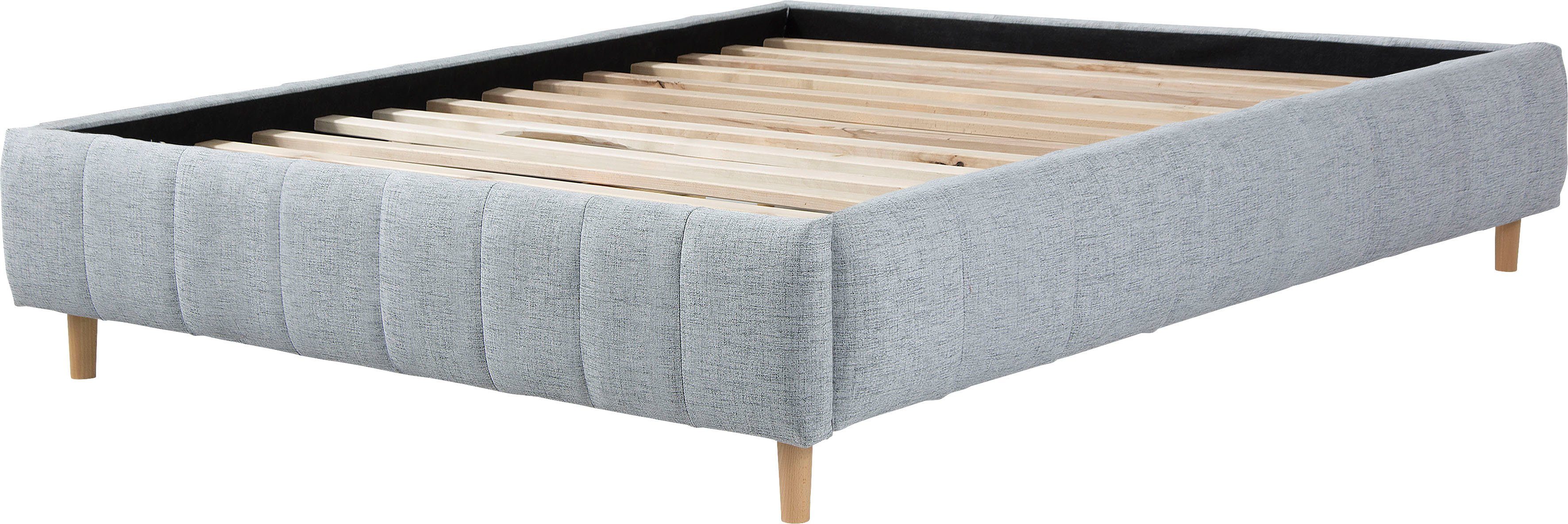 andas Gestoffeerd bed Tarje in 5 breedten, ook in extra lang 220 cm, incl. lattenrol