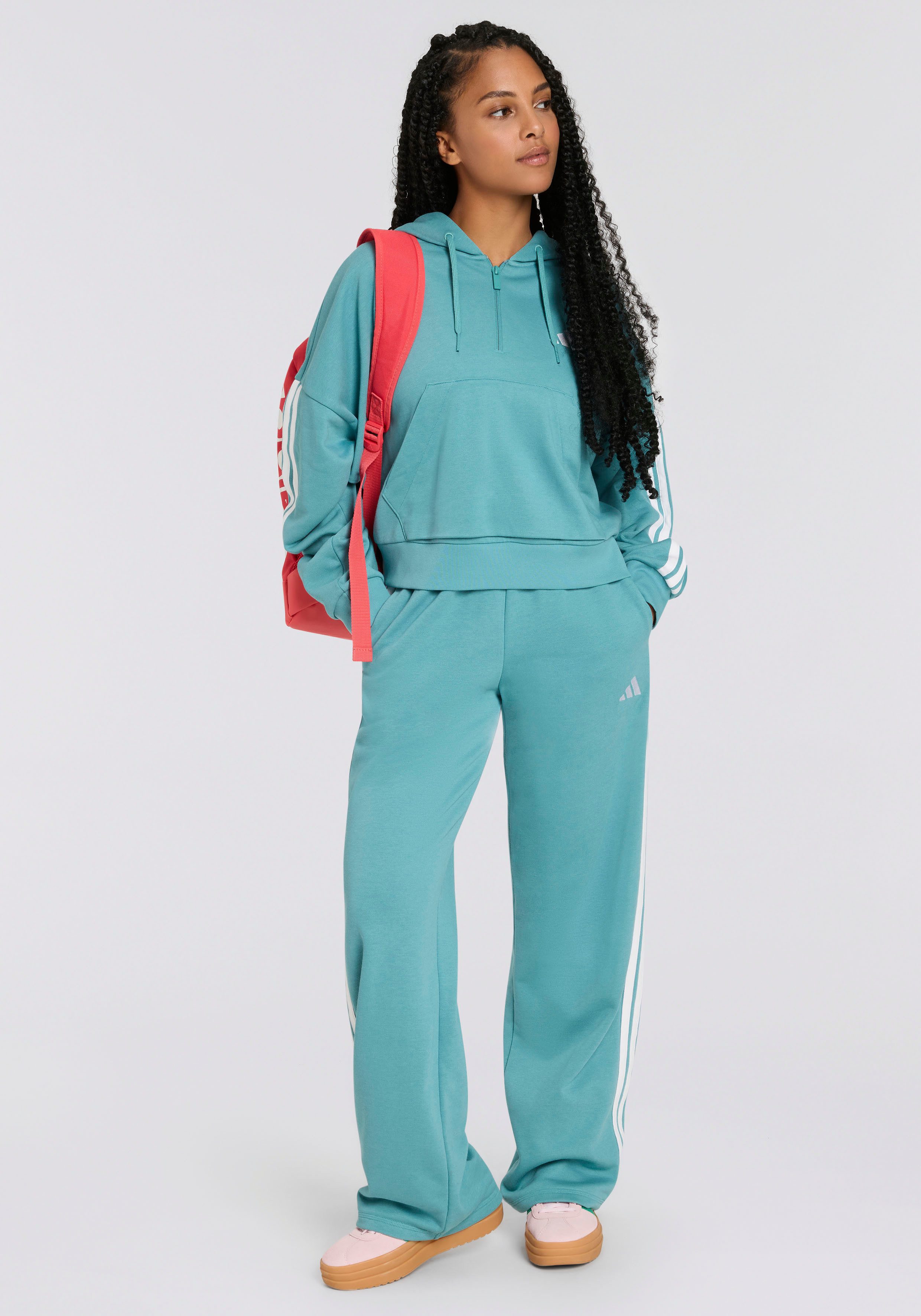 adidas Sportswear Hoodie W 3S FT QZ HD