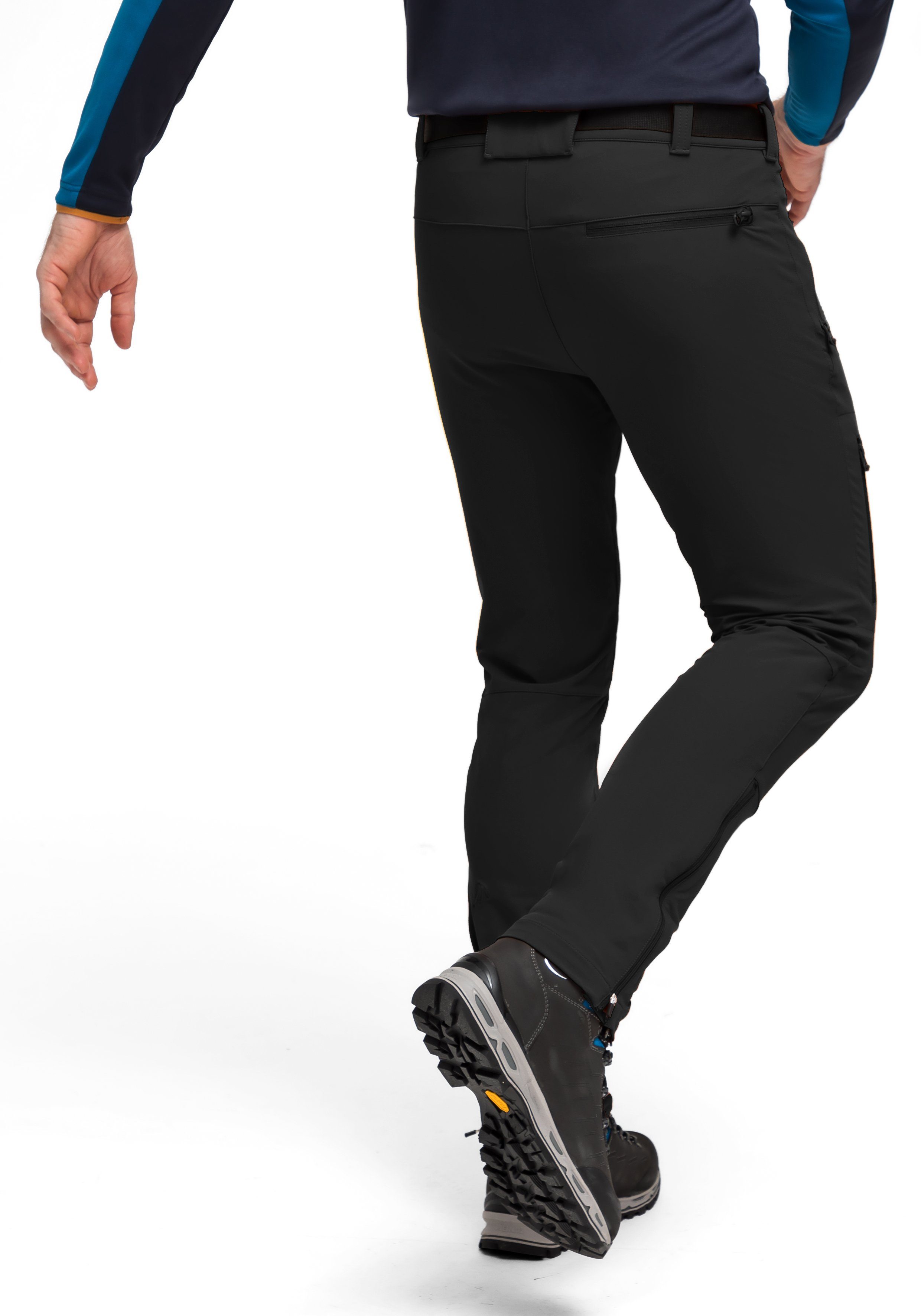 Maier Sports Functionele broek Naturno slim Heren wandbroek, elastische trekkingbroek, 4 zakken, Slim Fit