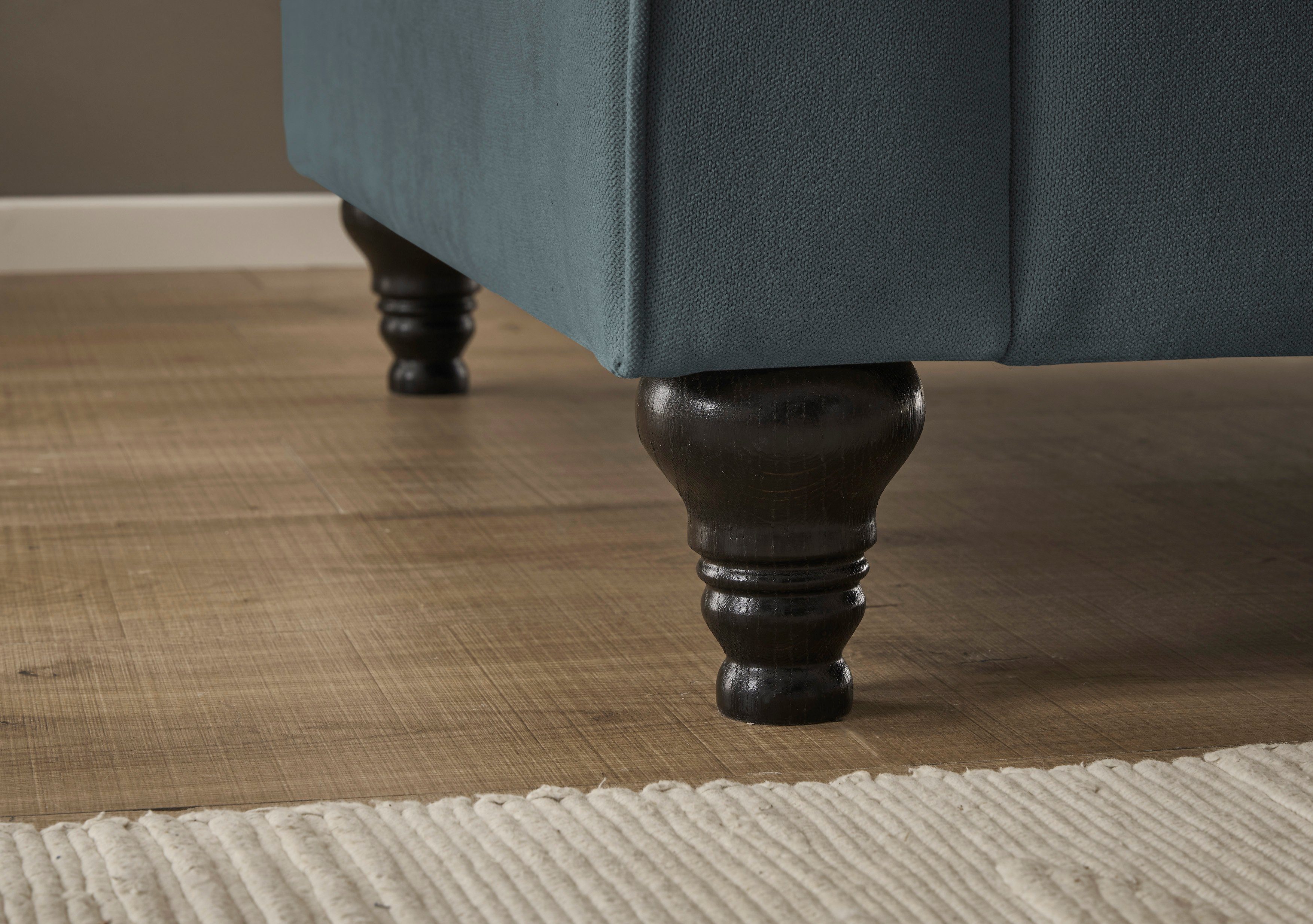 Home affaire 3-zitsbank Westminster met binnenveringsinterieur