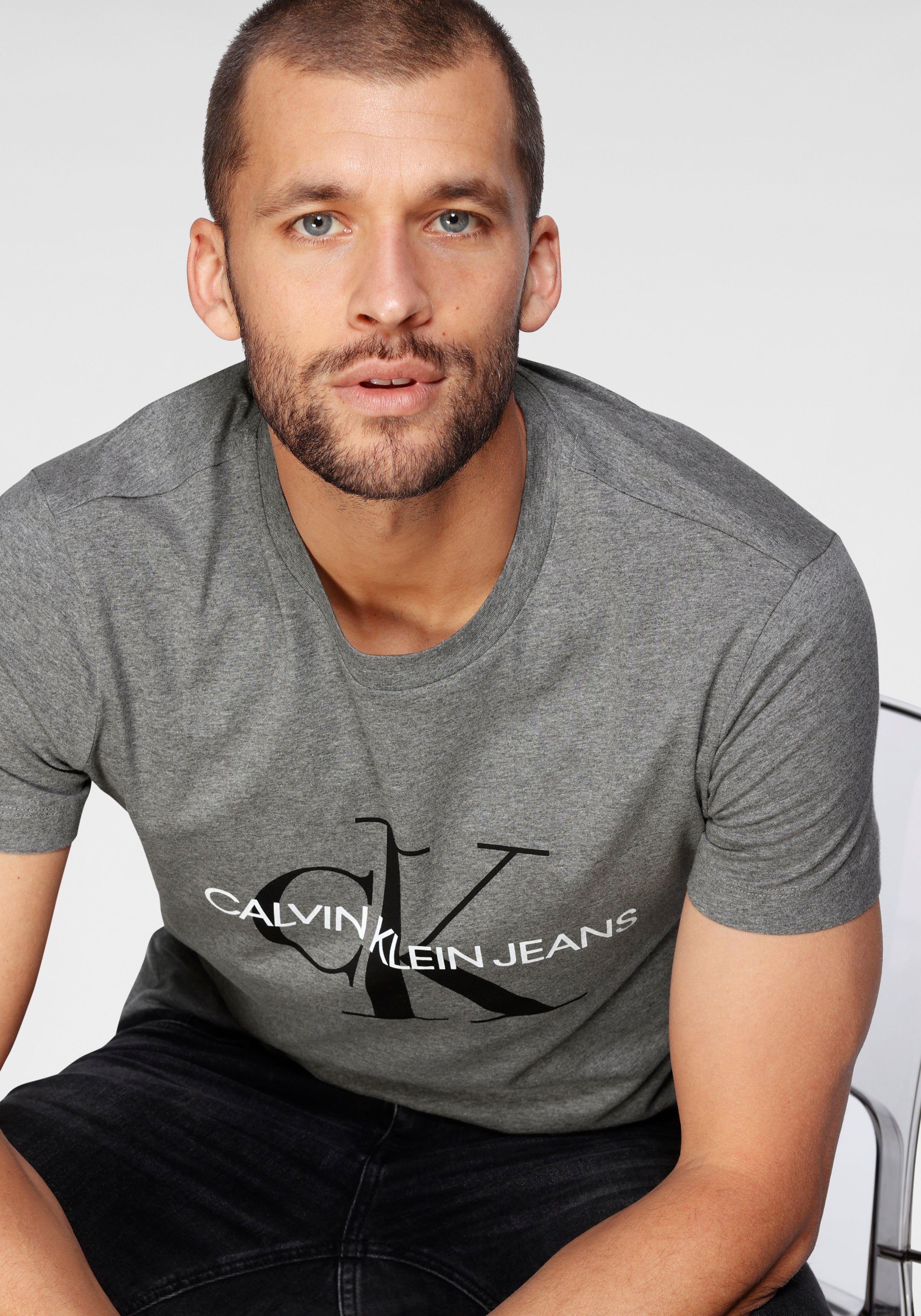 Calvin Klein T-shirt ICONIC MONOGRAM SLIM TEE