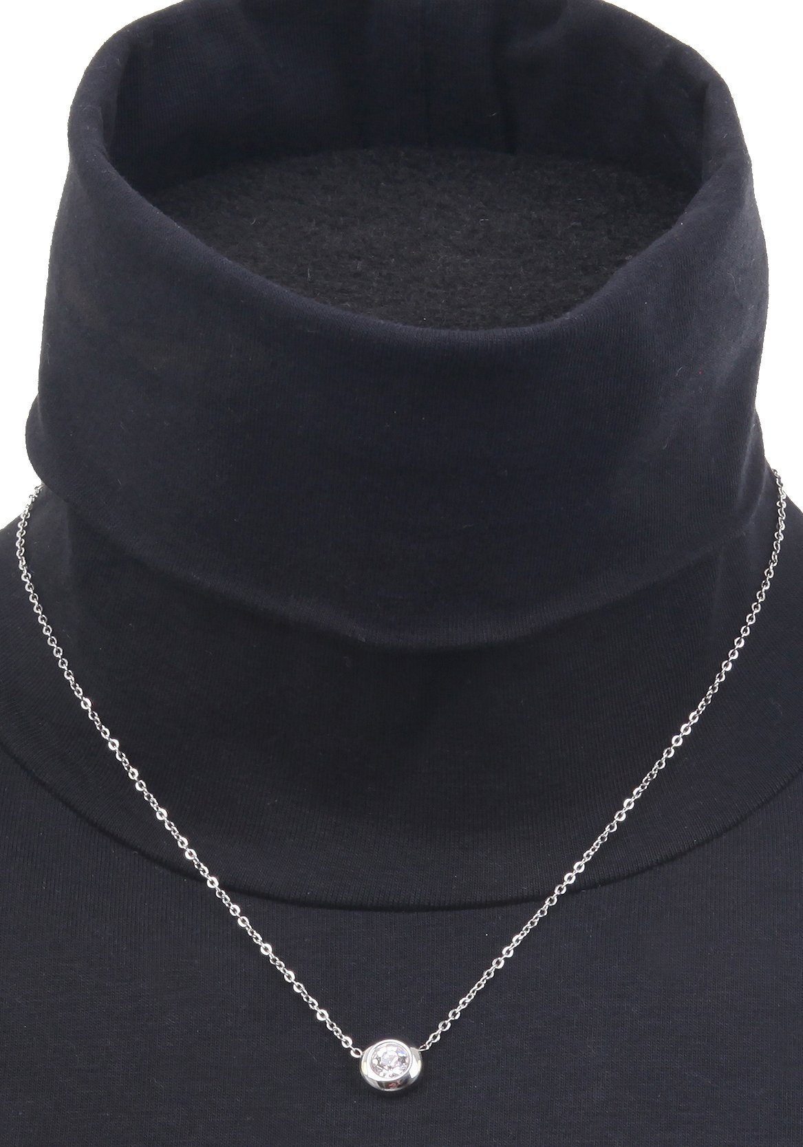 Firetti Ketting met hanger Solitair, klassiek, tijdloos