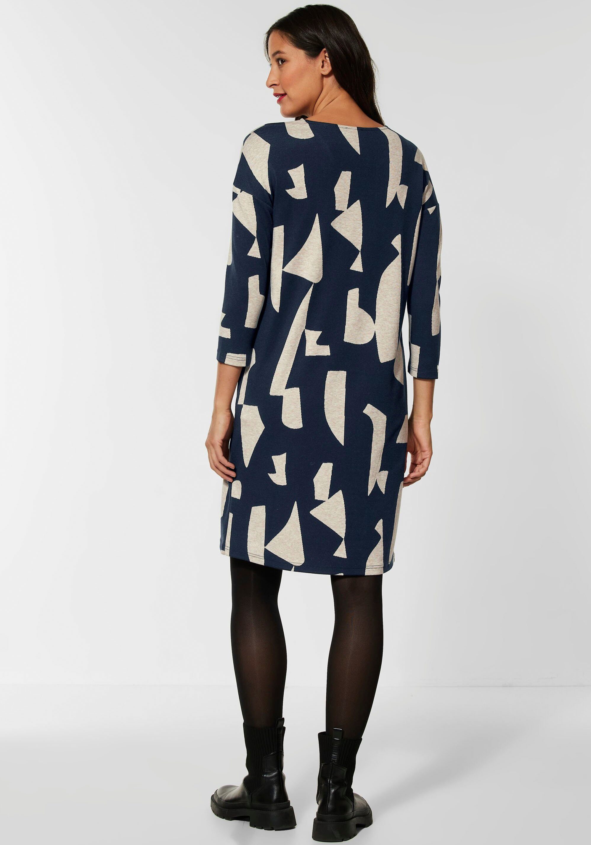 STREET ONE Gedessineerde jurk met modieus motief in de online winkel | OTTO