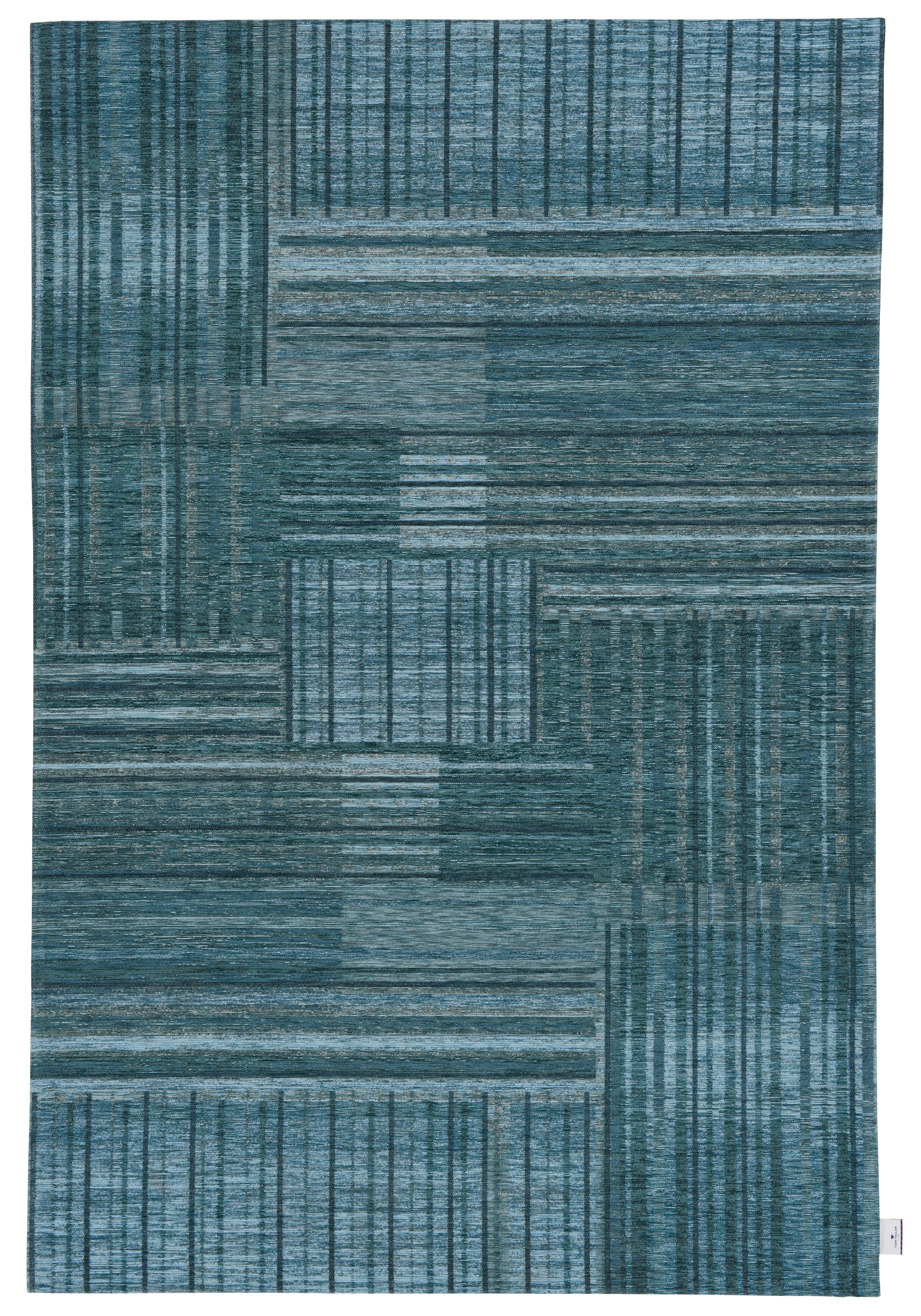 Tom Tailor Vloerkleed Stripy pat Vlakweefsel, modern patchworkontwerp, gestreept, chenille,...