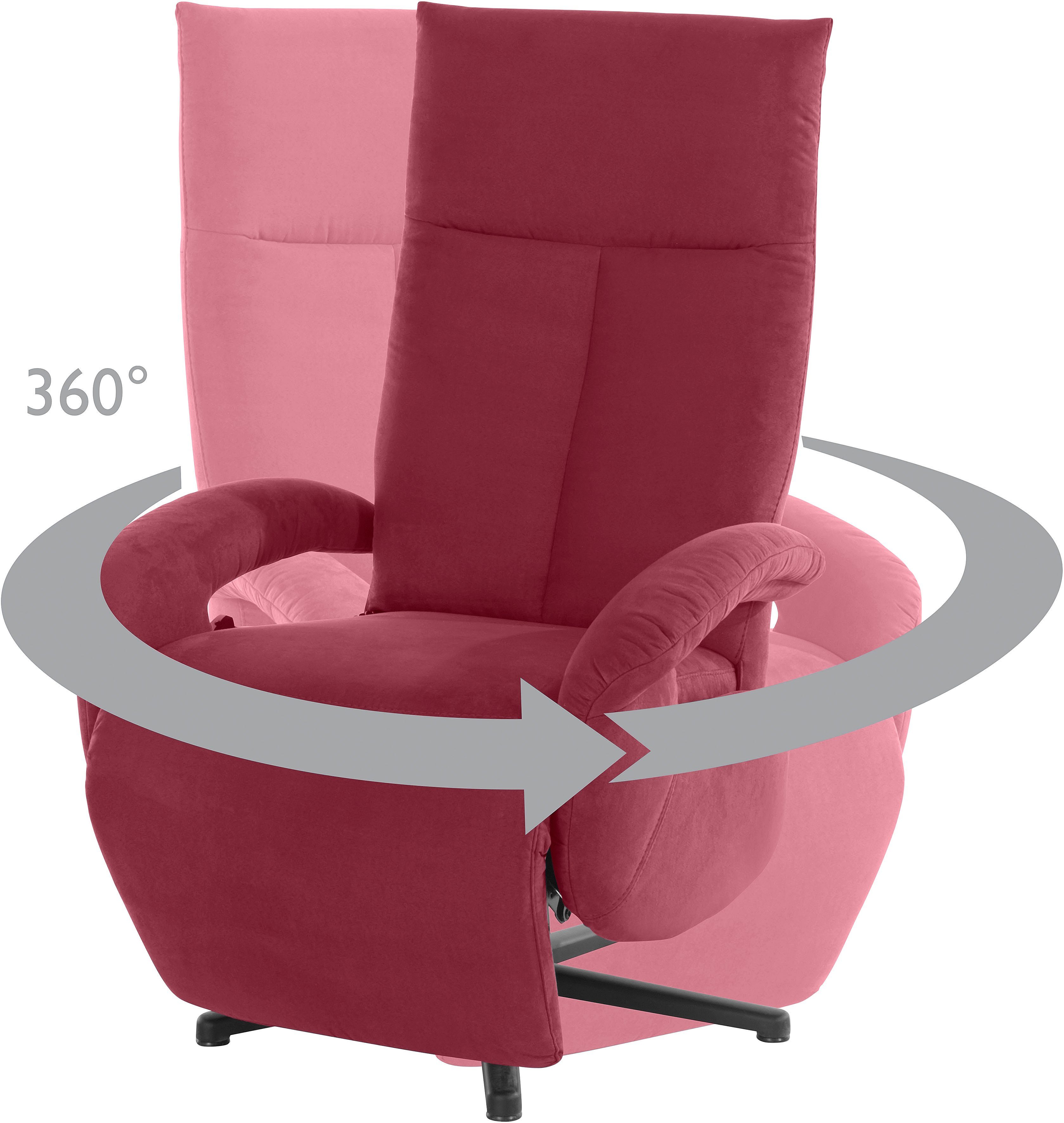 sit&more Relaxfauteuil Tycoon naar keuze handmatig, met twee motoren of met accu of met 2 motoren