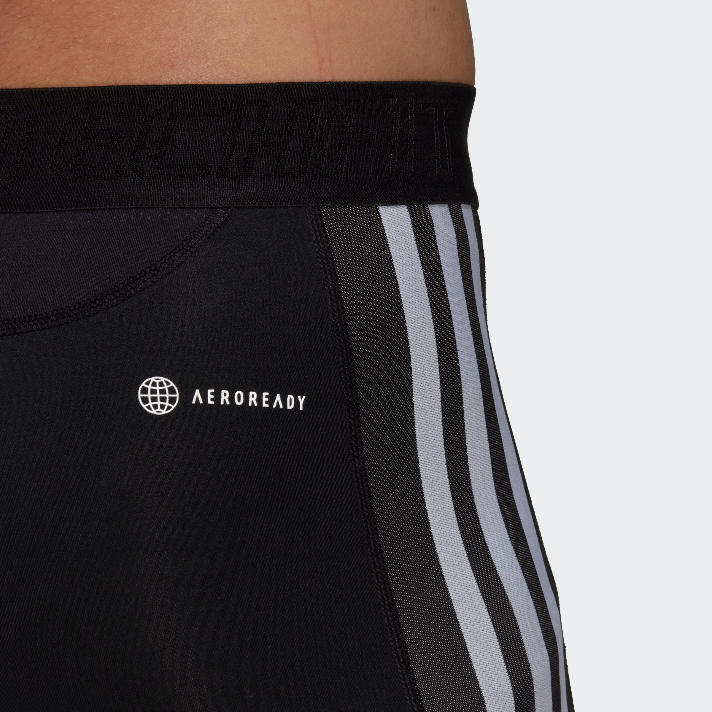 adidas Performance Short TECHFIT 3STREPEN TRAINING KURZE TIGHT (1-delig)