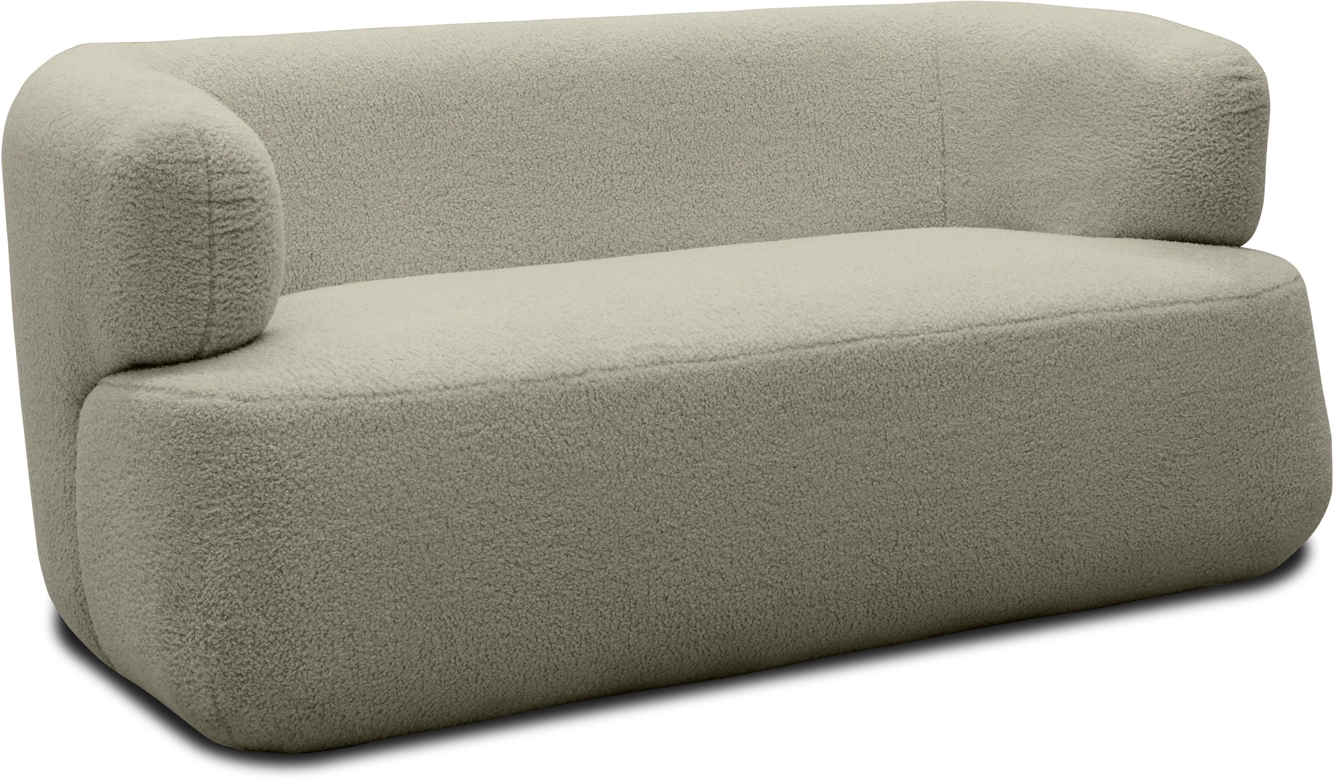DOMO collection 2-zitsbank 800012 designbank, comfortabel en elegant, organische vormtaal