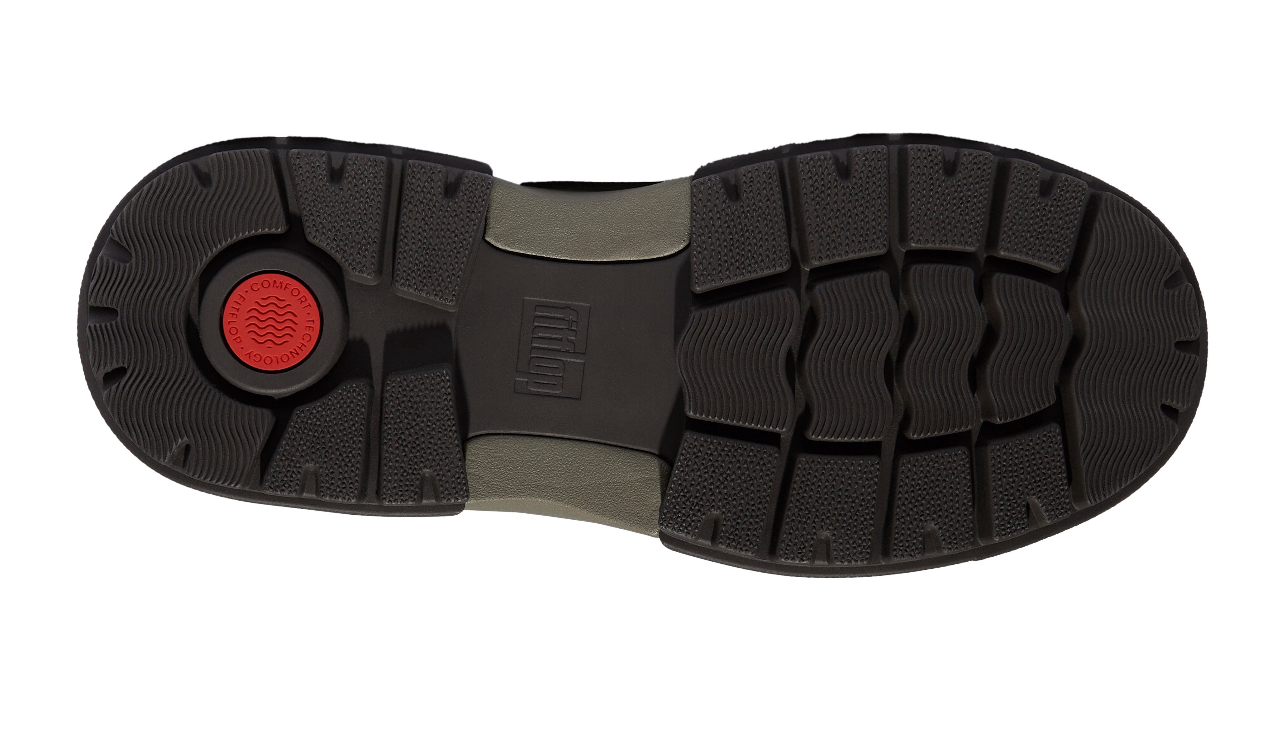 Fitflop Veterschoenen WYLDER SUEDE HIKER-LACE BOOTS Trekking boots, veterschoenen met robuuste plateauzool