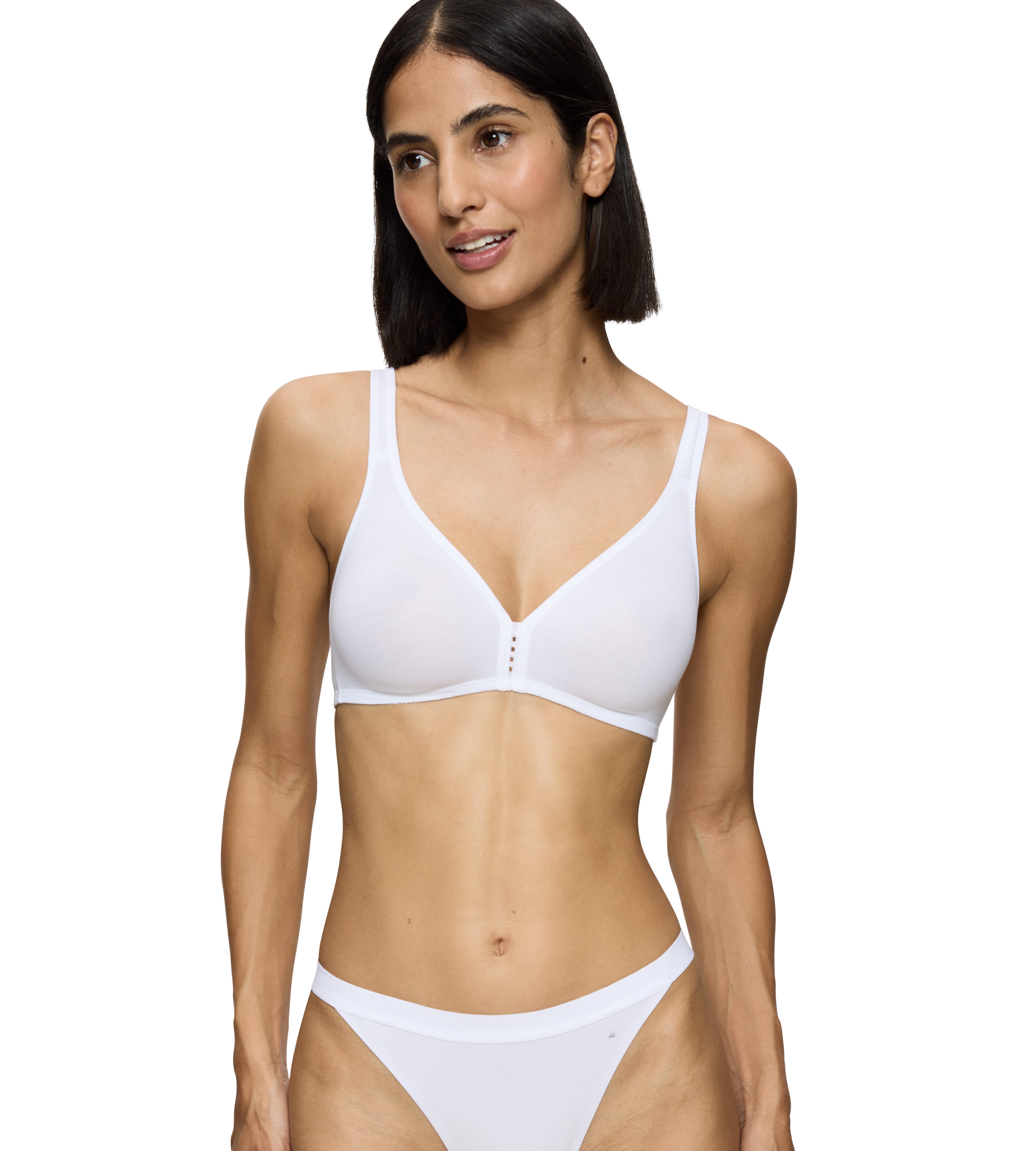 Triumph Bh zonder beugels EILEEN N naadloos van zachte katoenkwaliteit, basic lingerie