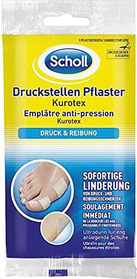 Scholl Antidrukpleisters Kurotex Extra dun (set, 5 stuks)