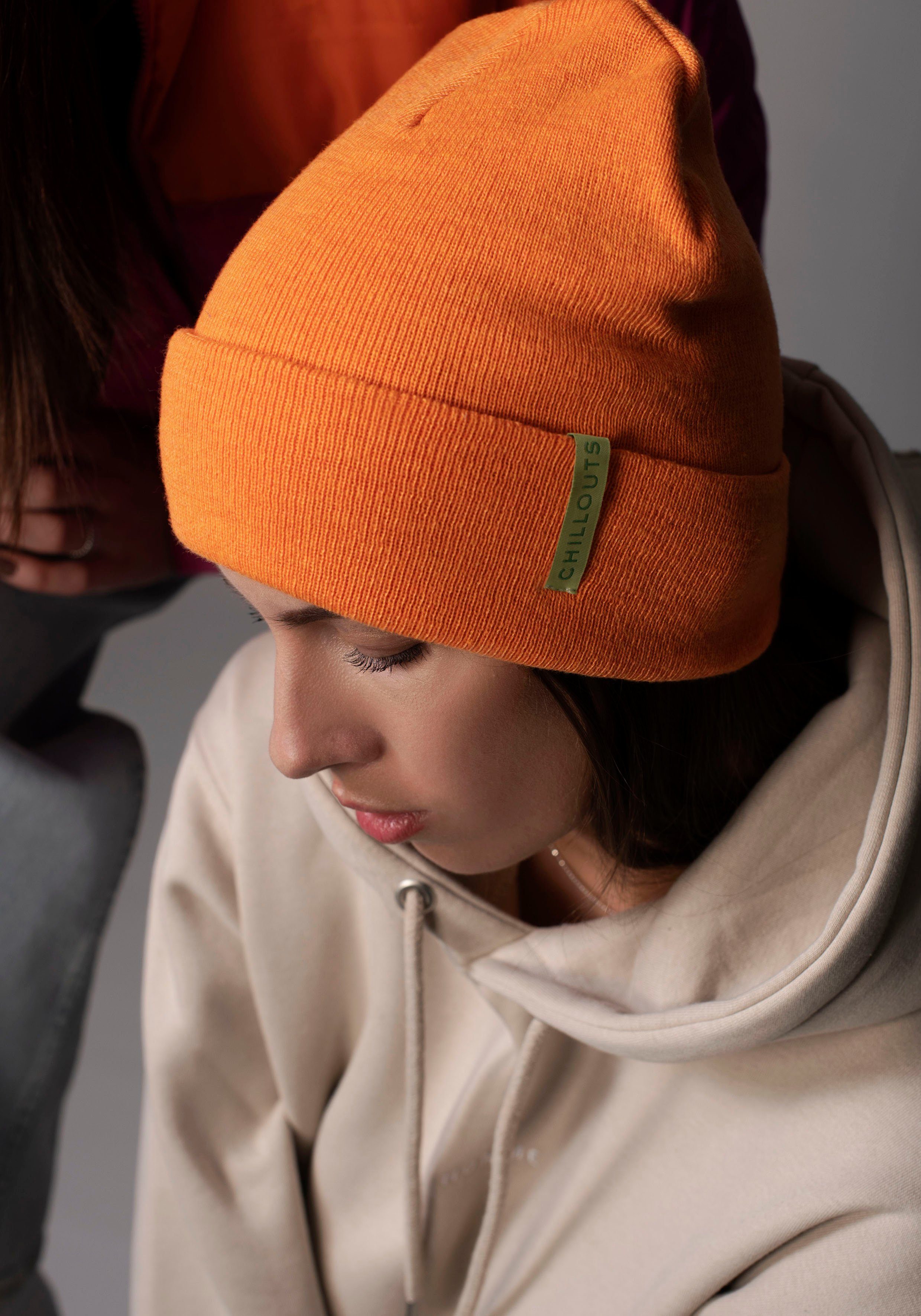 chillouts Gebreide muts Monty Hat Met een brede envelop