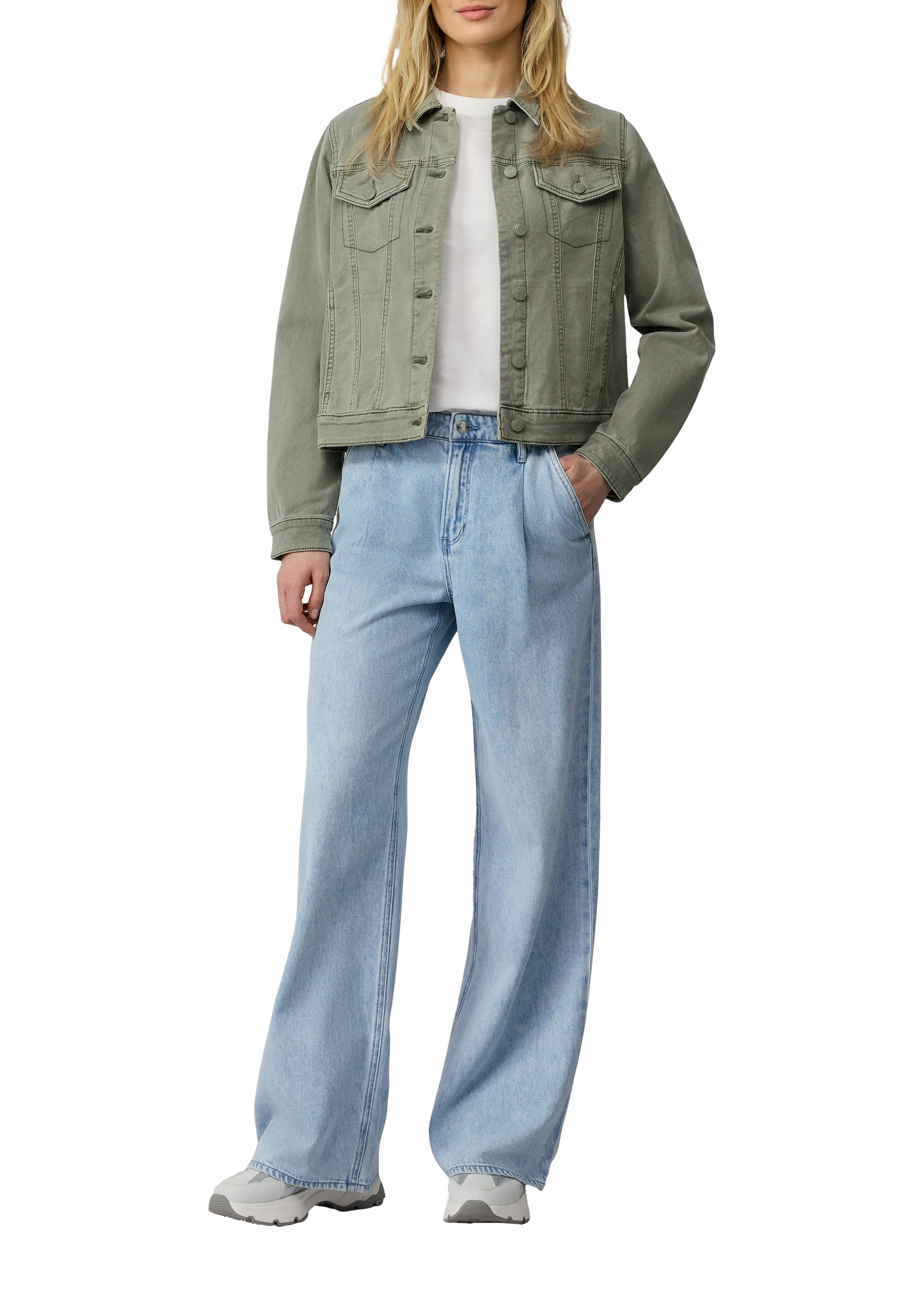 s.Oliver Jeansjack met zakken