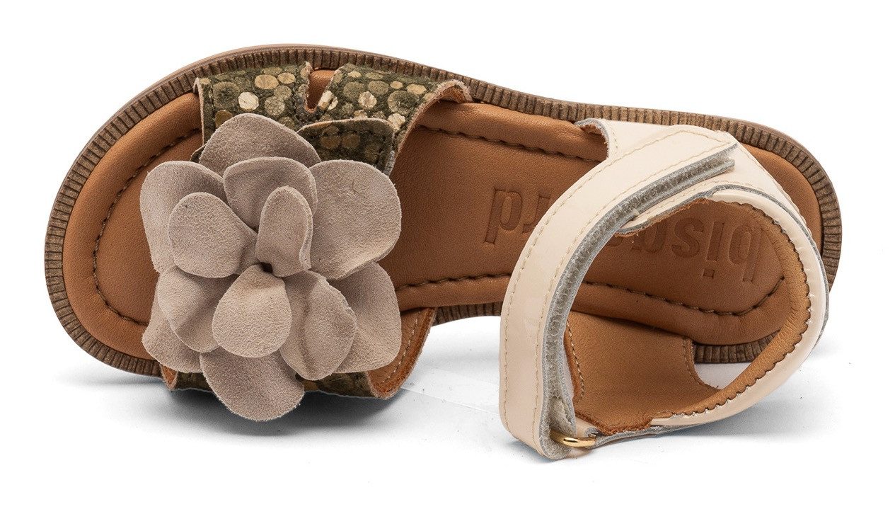 Bisgaard Sandalen Agnes Breedte: normaal , klittenbandschoen, feestdagsschoen van leer, maat sjabloon te downloaden