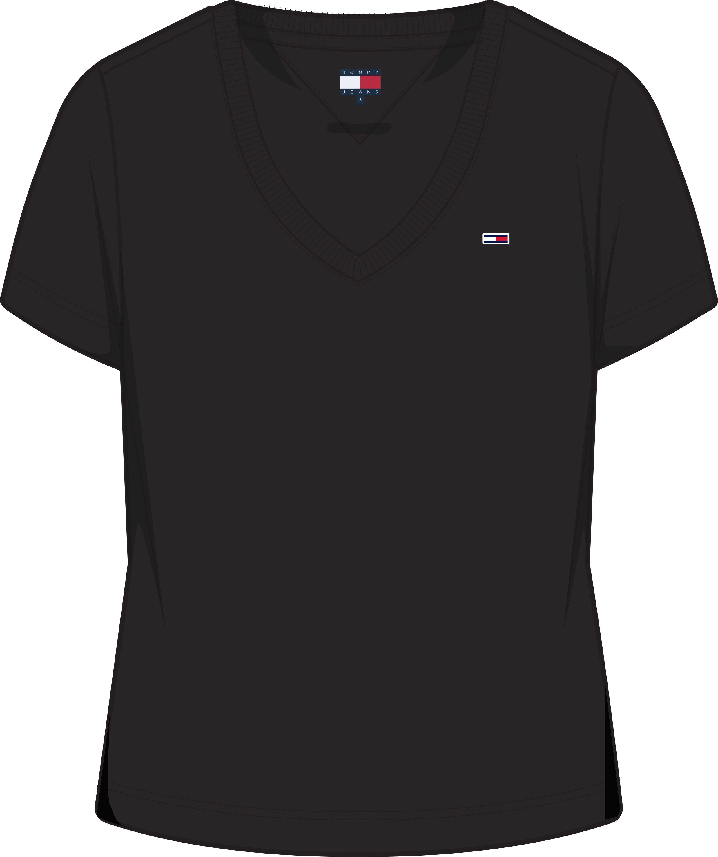 TOMMY JEANS T-shirt TJW SLIM V-NECK TEE