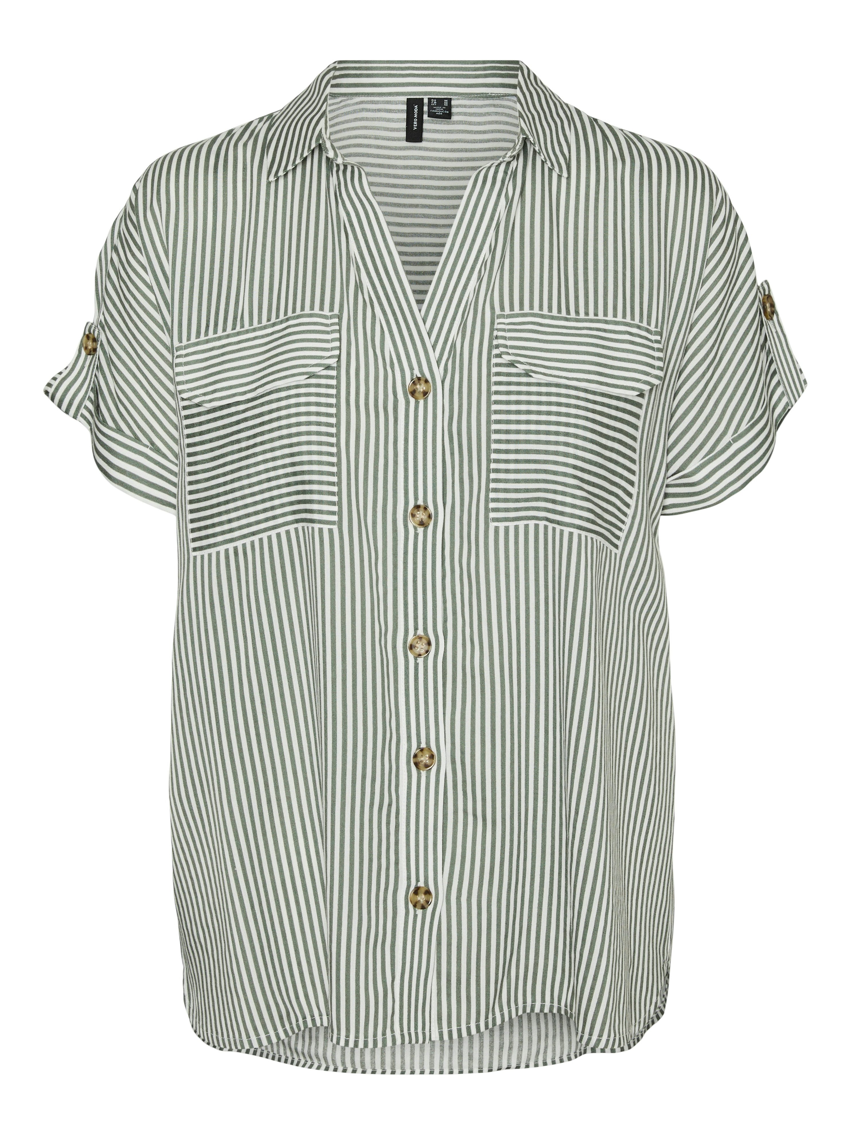 Vero Moda Overhemdblouse VMBUMPY S/S SHIRT WVN GA NOOS