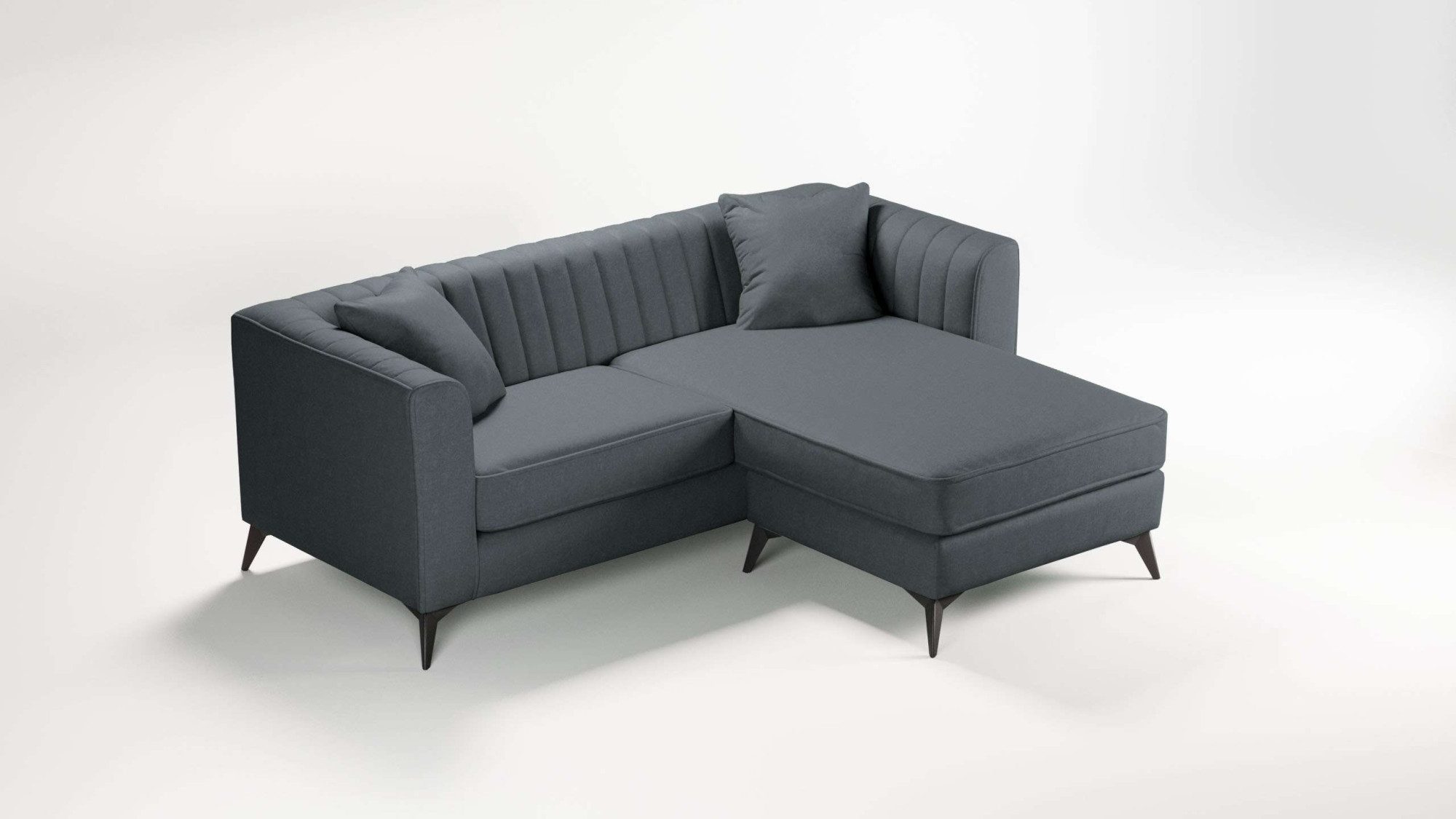 Places of Style Hoekbank MATTHEW L-vorm ideaal voor kleine ruimtes, afmetingen B/D/H: 201/162/74 cm