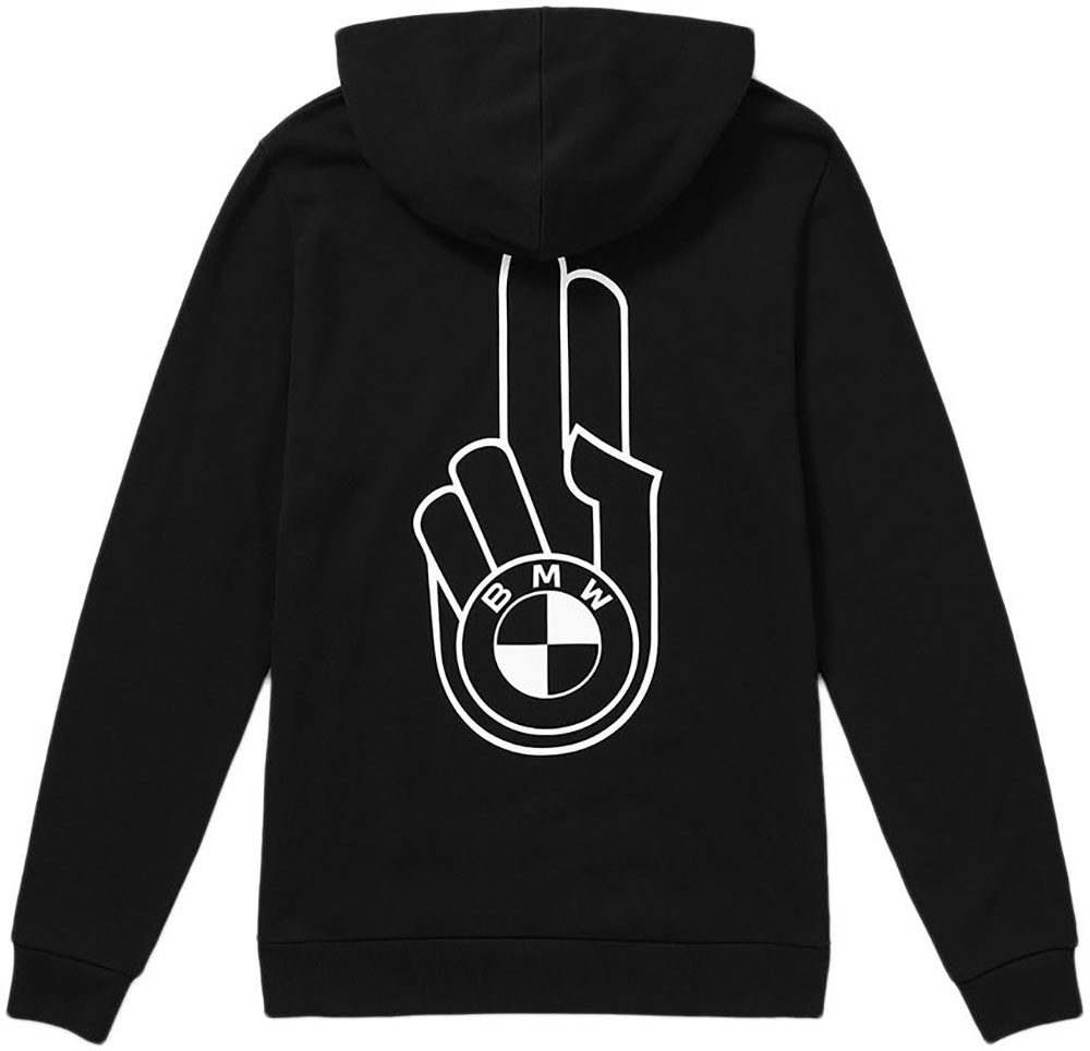 BMW Hoodie met druk op borsthoogte