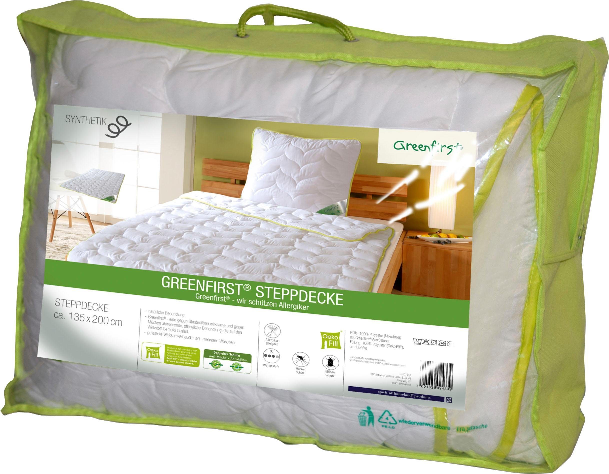 KBT Bettwaren Synthetisch dekbed Greenfirst anti-mijt en mug Normaal