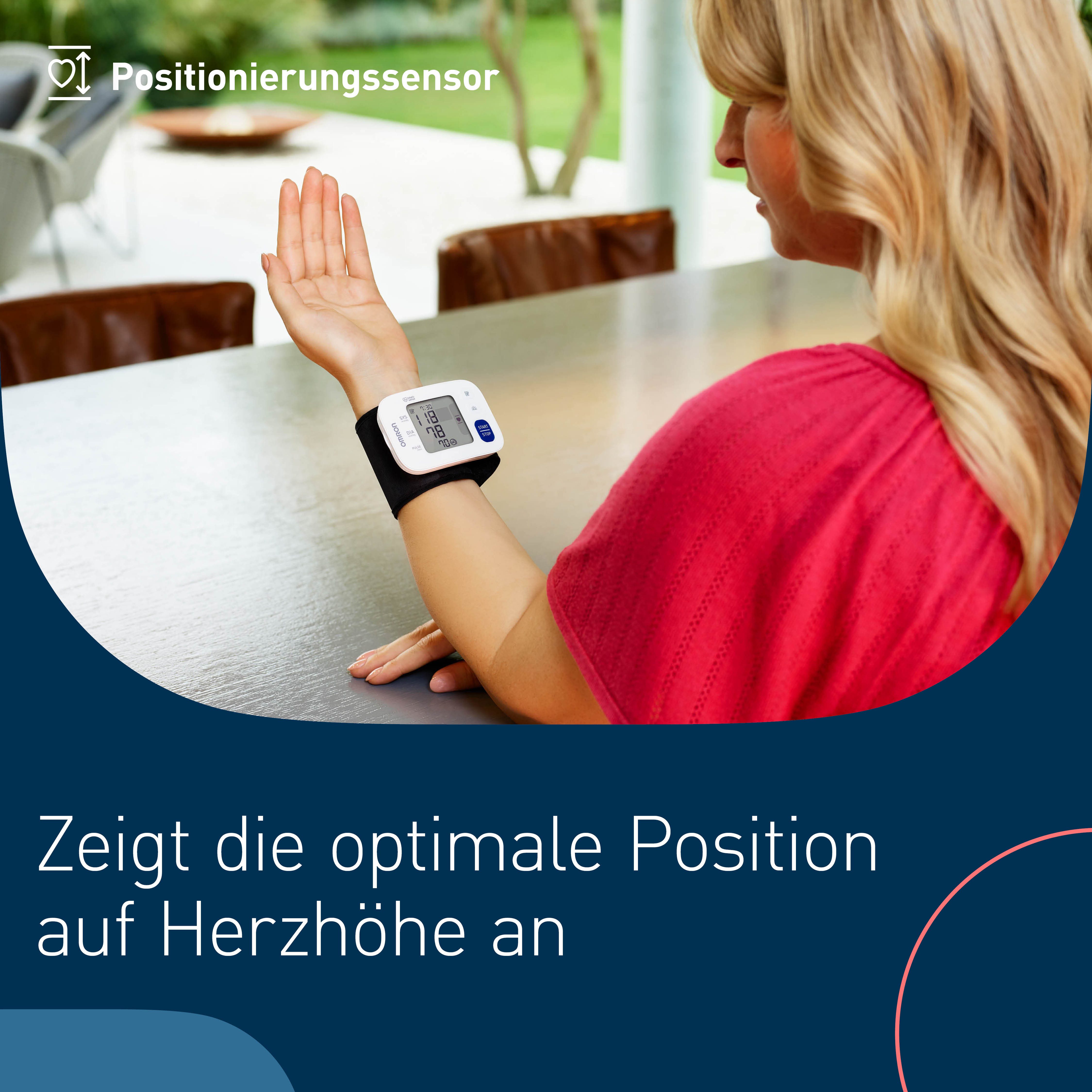 Omron Pols-bloeddrukmeter RS4 digitaal, klinisch gevalideerd, met positioneringssensor