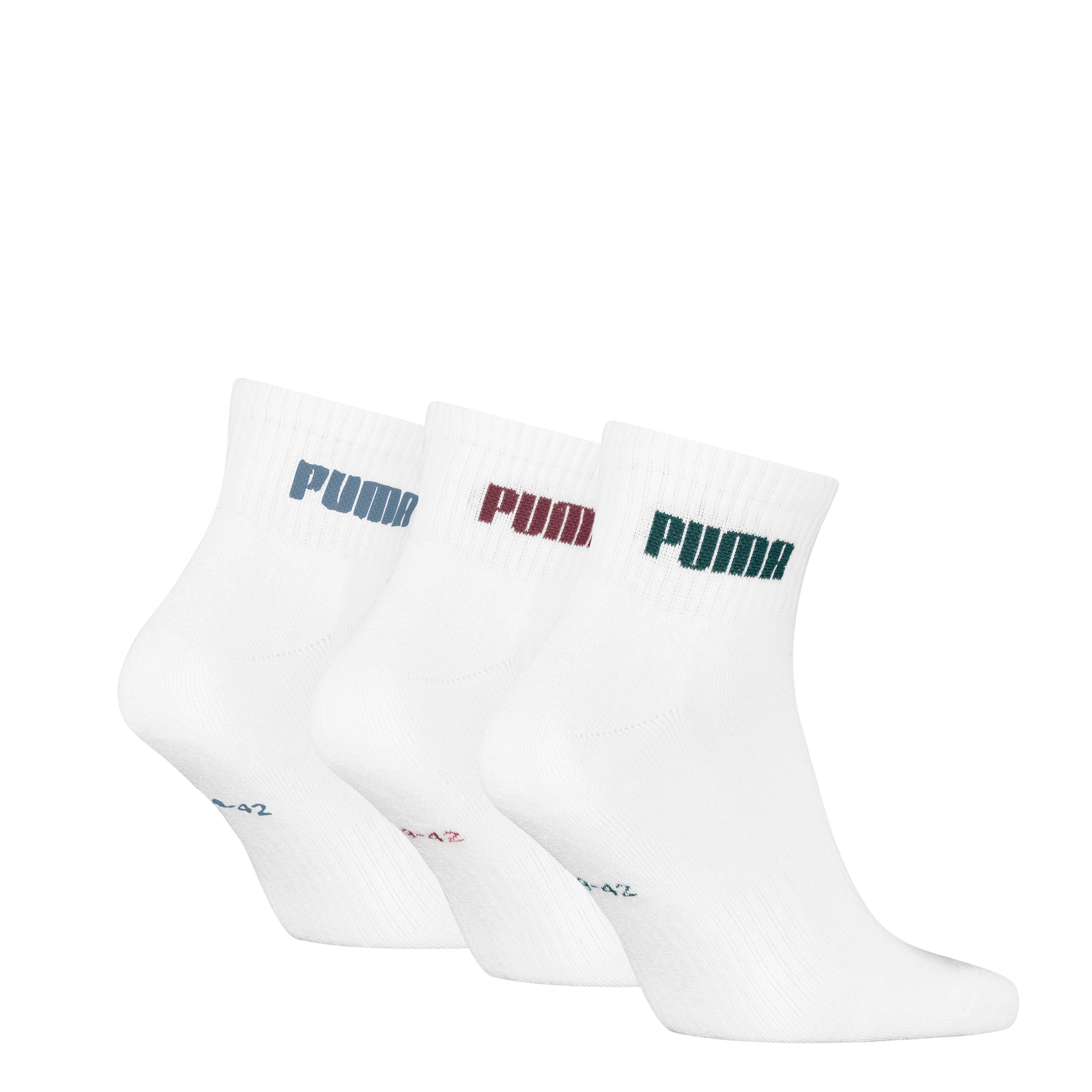 PUMA Korte sokken PUMA UNISEX CUSHIONED NEXT QUARTER 3P (3 paar, 3 paar)