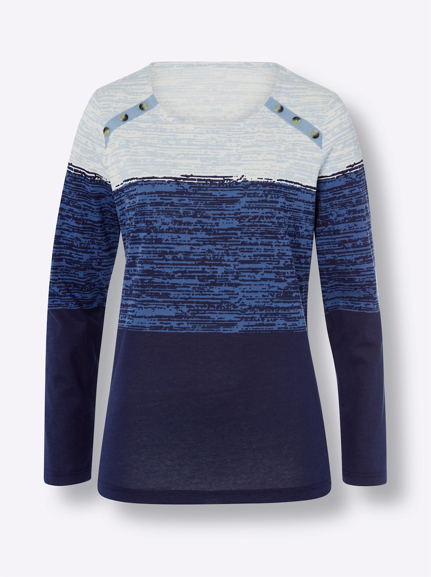 Classic Basics Shirt met lange mouwen Shirt met ronde hals (1-delig)
