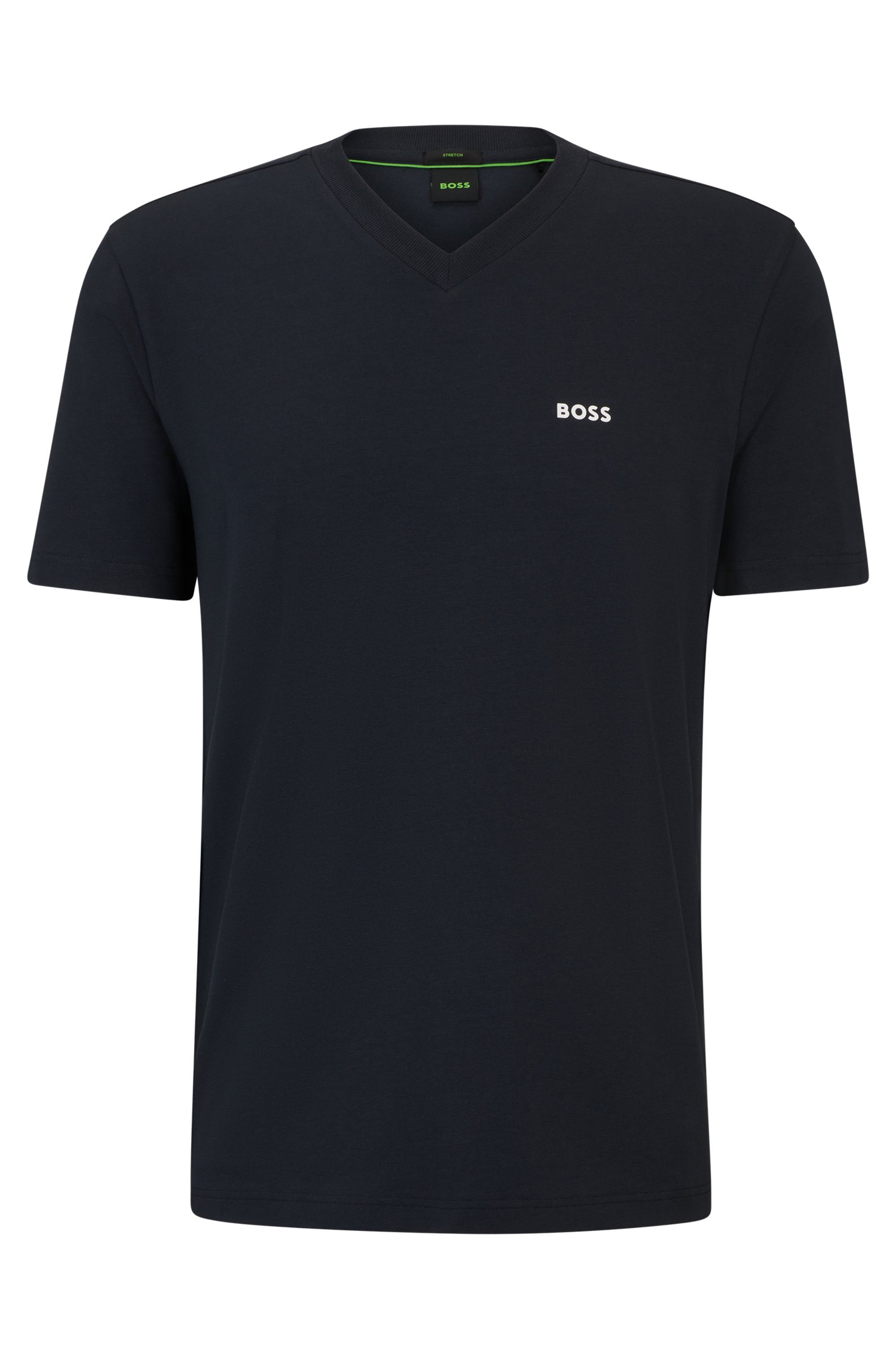 BOSS GREEN T-shirt Tee V met v-hals