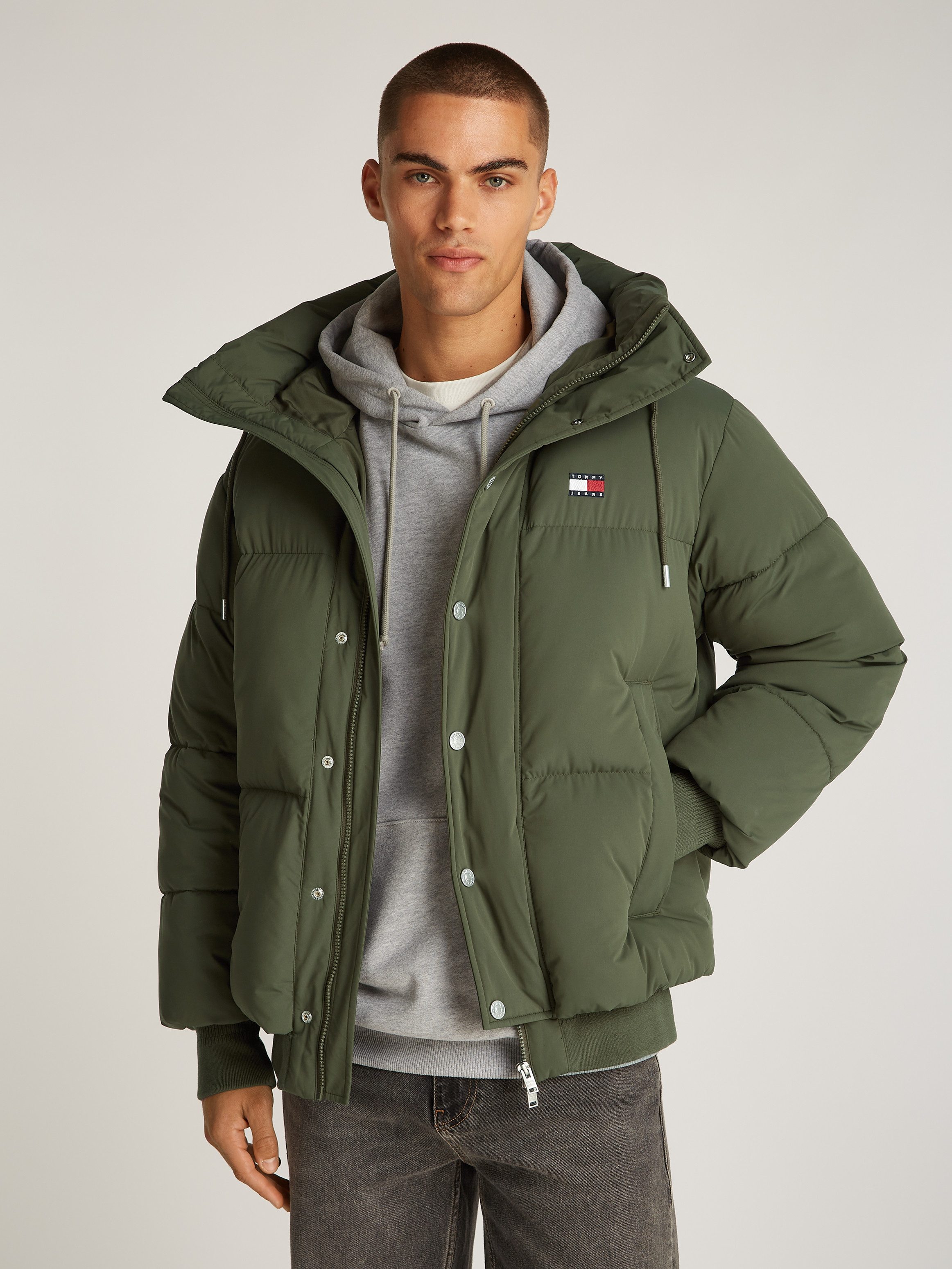 TOMMY JEANS Gewatteerde jas TJM BRANDED PUFFER JACKET EXT