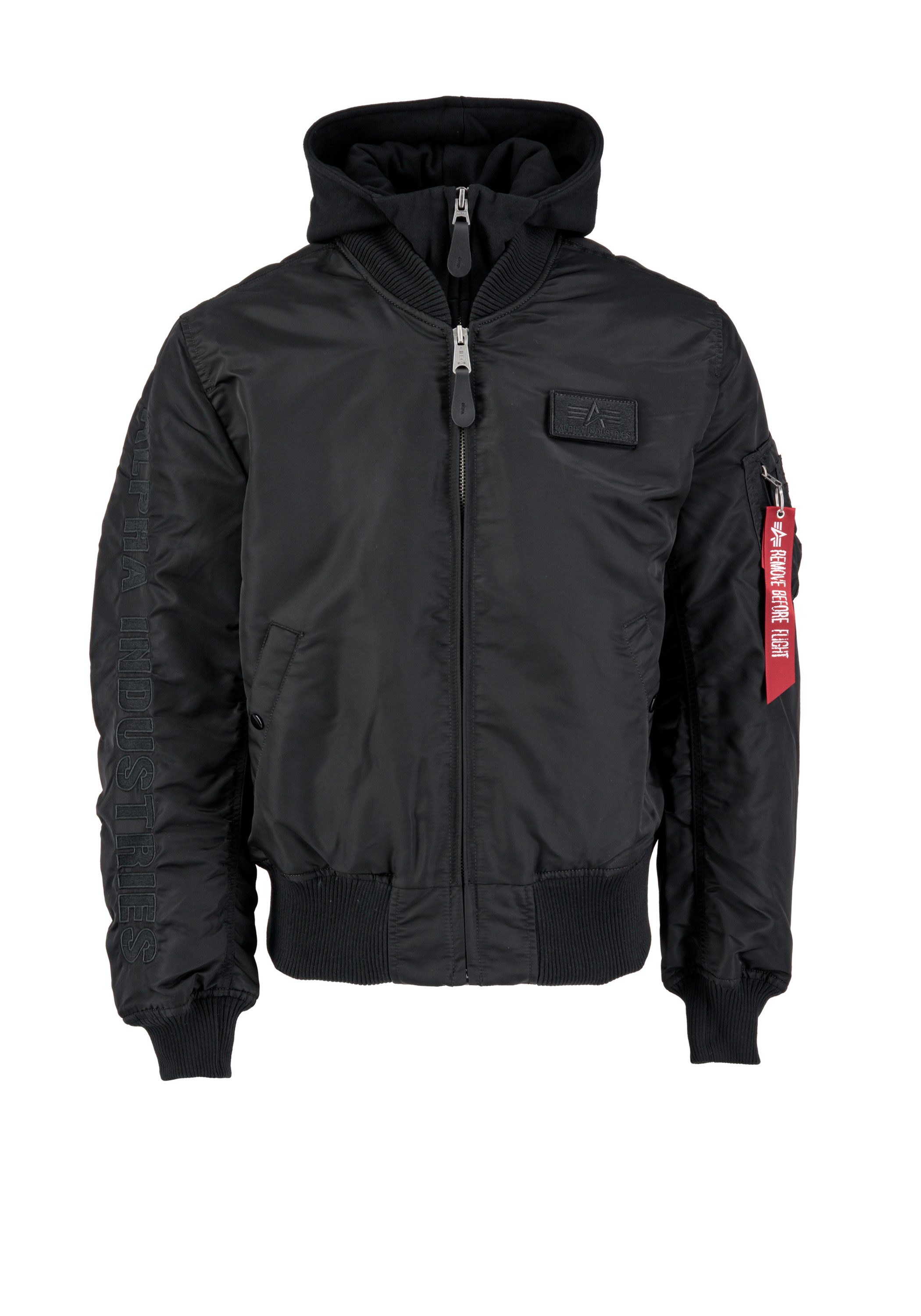 Alpha Industries MA-1 D-Tec SE Flight Jacket Black-Black