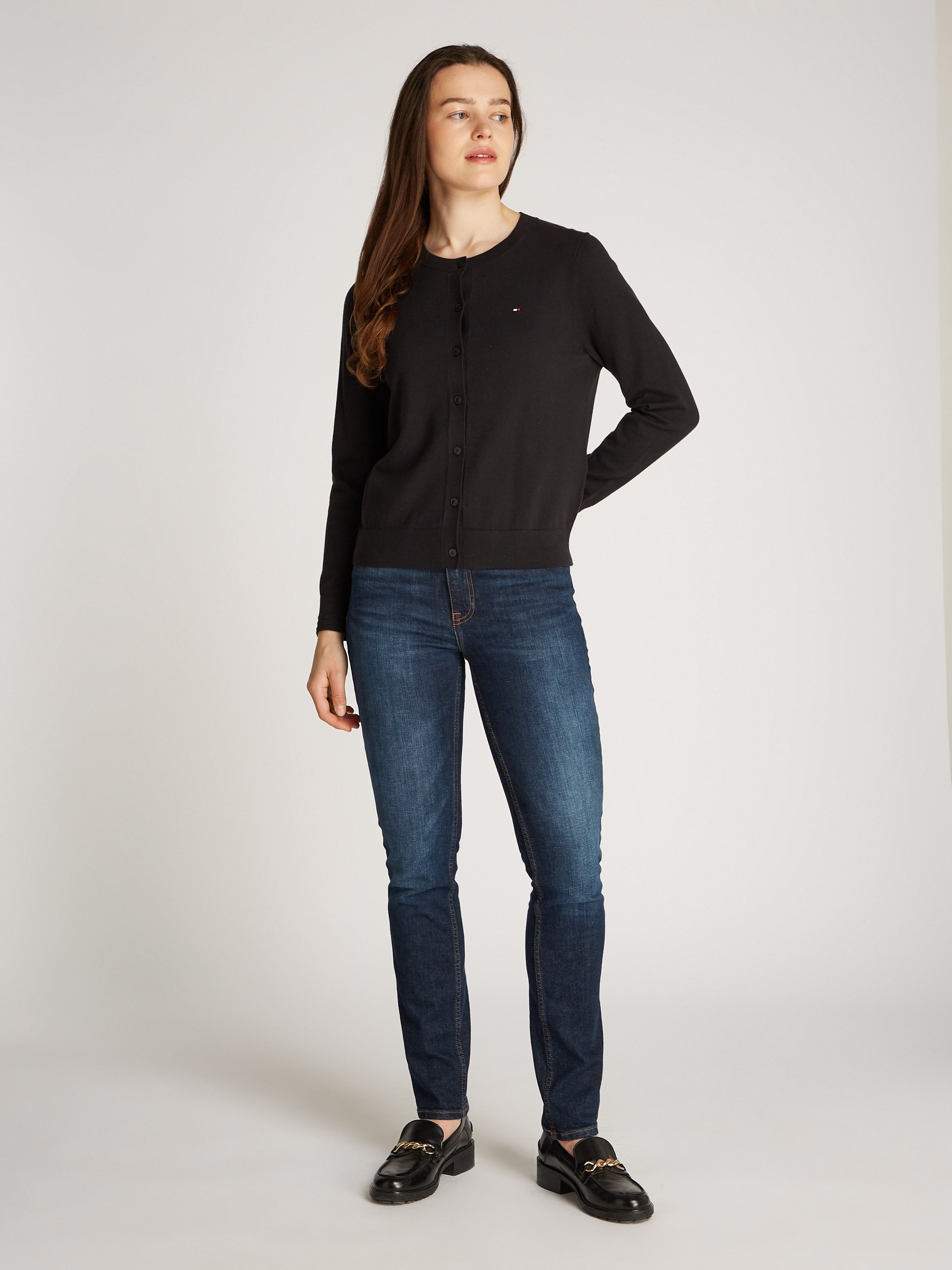 Tommy Hilfiger Cardigan CO JERSEY STITCH CARDIGAN