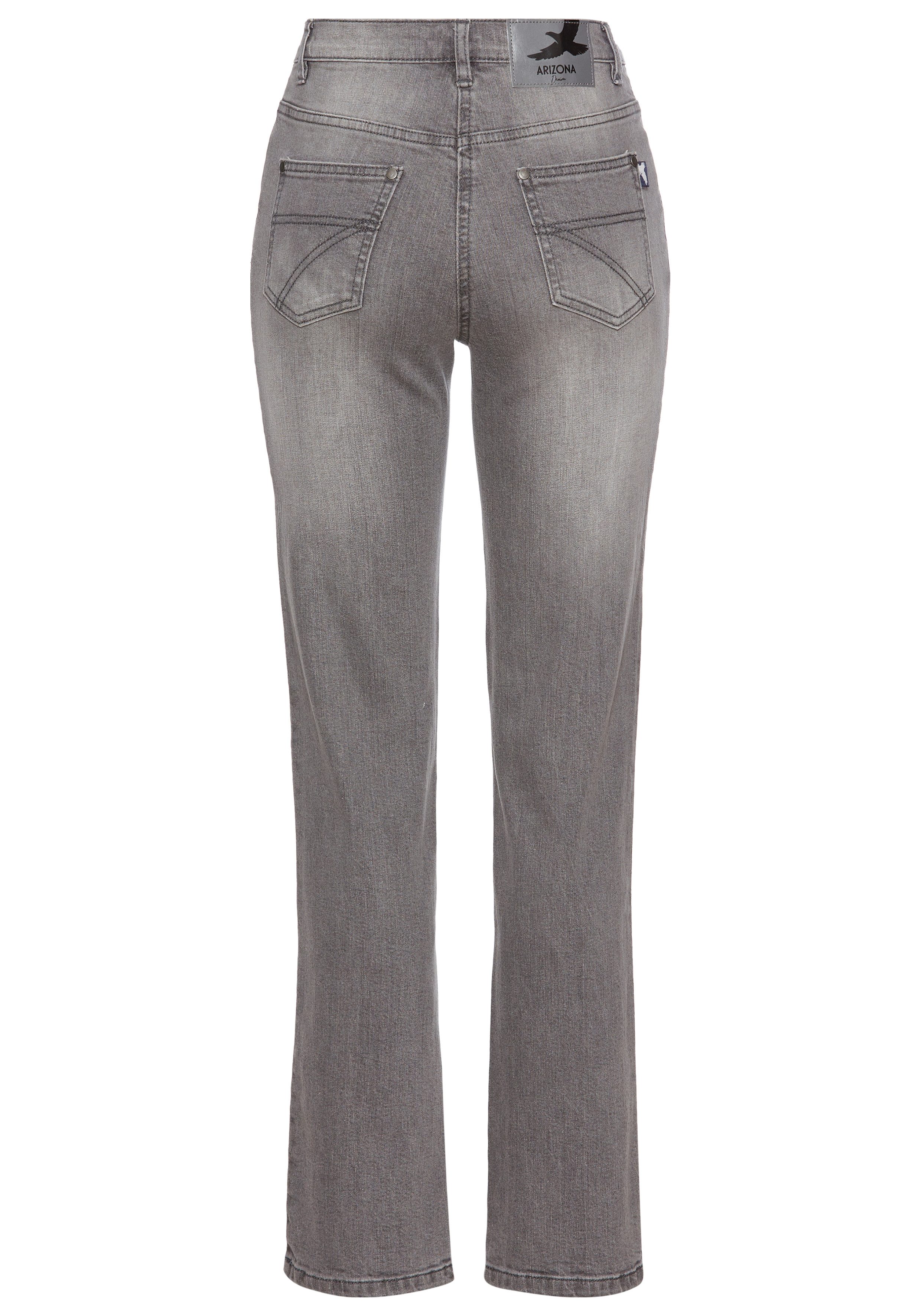 Arizona Rechte jeans Annett comfortabele pasvorm 5-pocket-stijl hoge taille