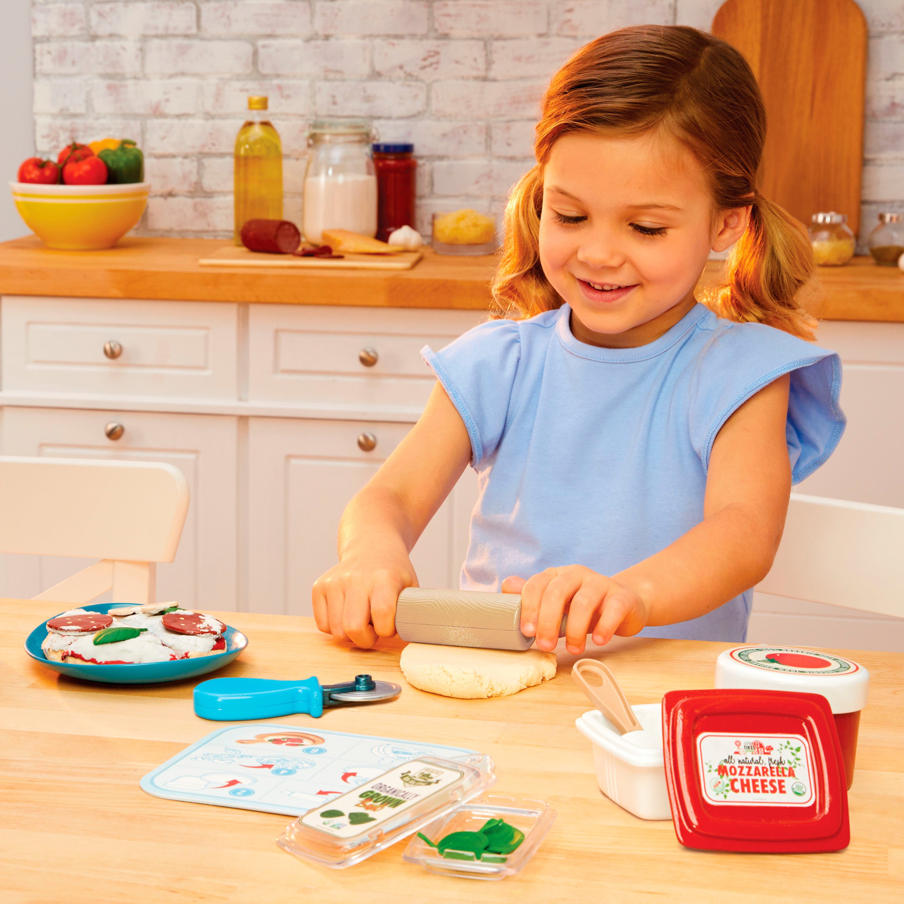 Little Tikes® Speelgoed-levensmiddelen Creative Chefs Pizza Kit (18-delig)