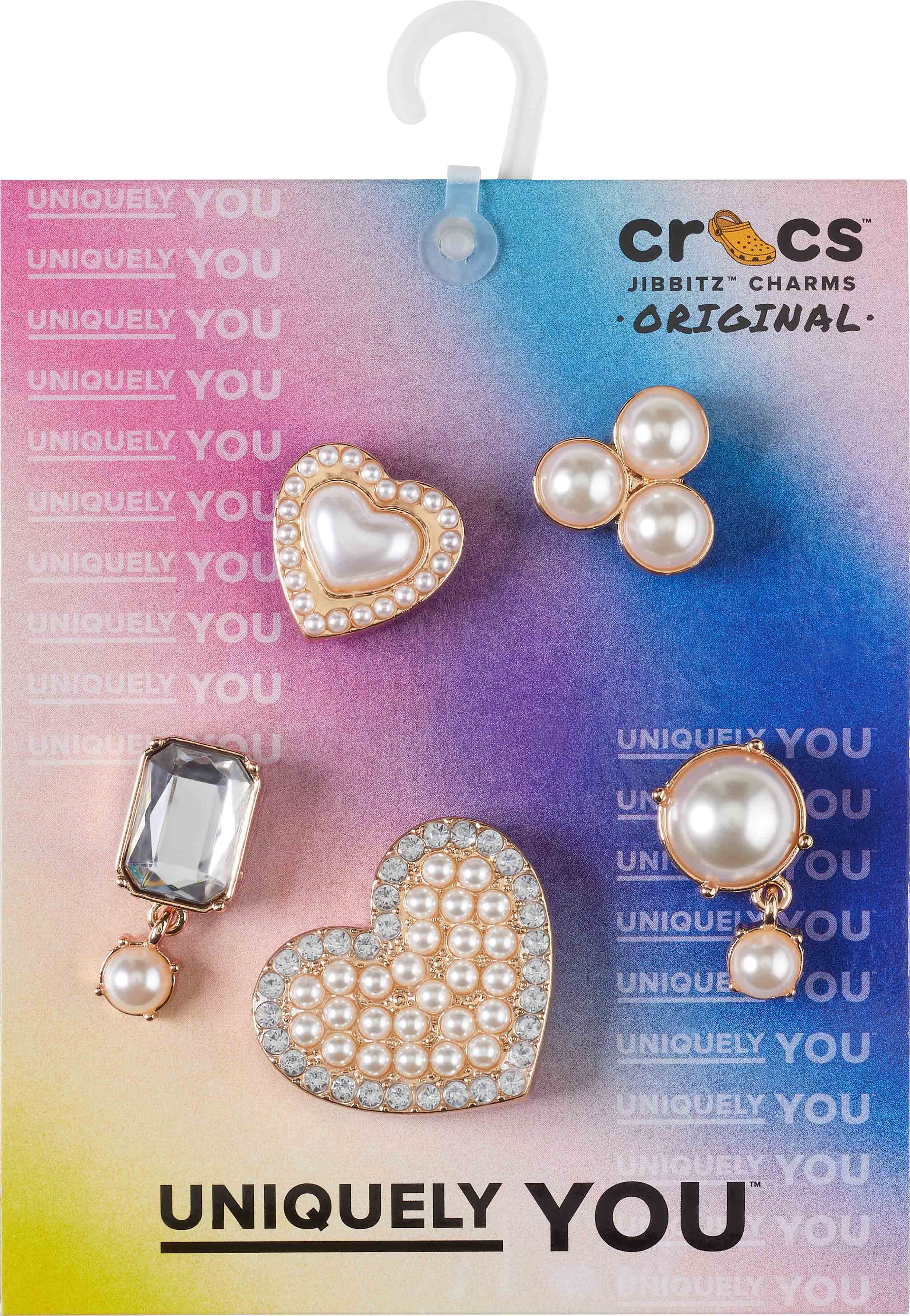 Crocs Schoenbutton Jibbitz™ Pearly Gates Charm, speld, set met sierapplicaties (set, 5-delig, Geen speelgoed. Niet geschikt voor kinderen jonger dan 3 jaar)