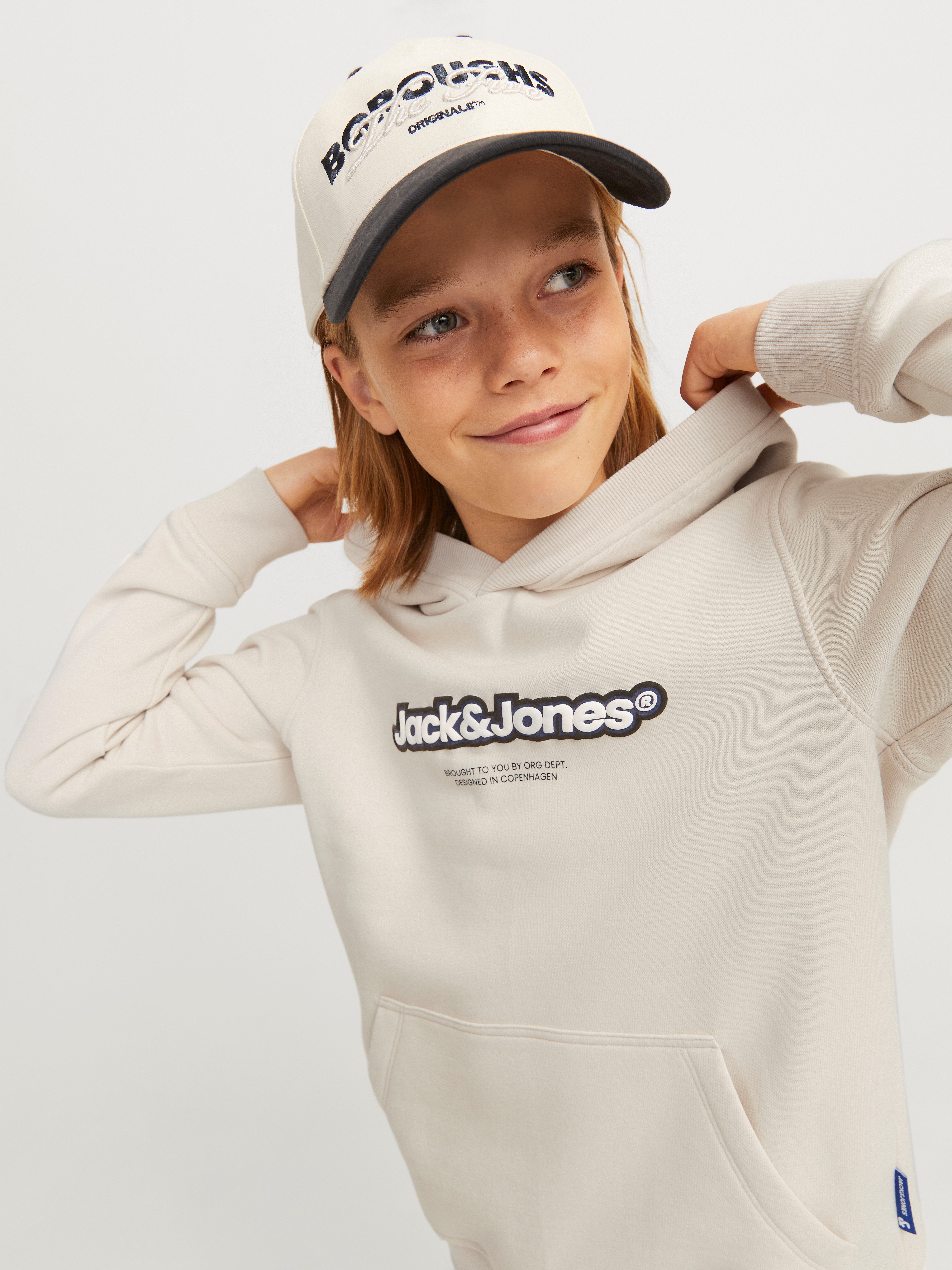 Jack & Jones Junior Hoodie JORVESTERBRO NEWTON BRNDG SWEAT BF JNR