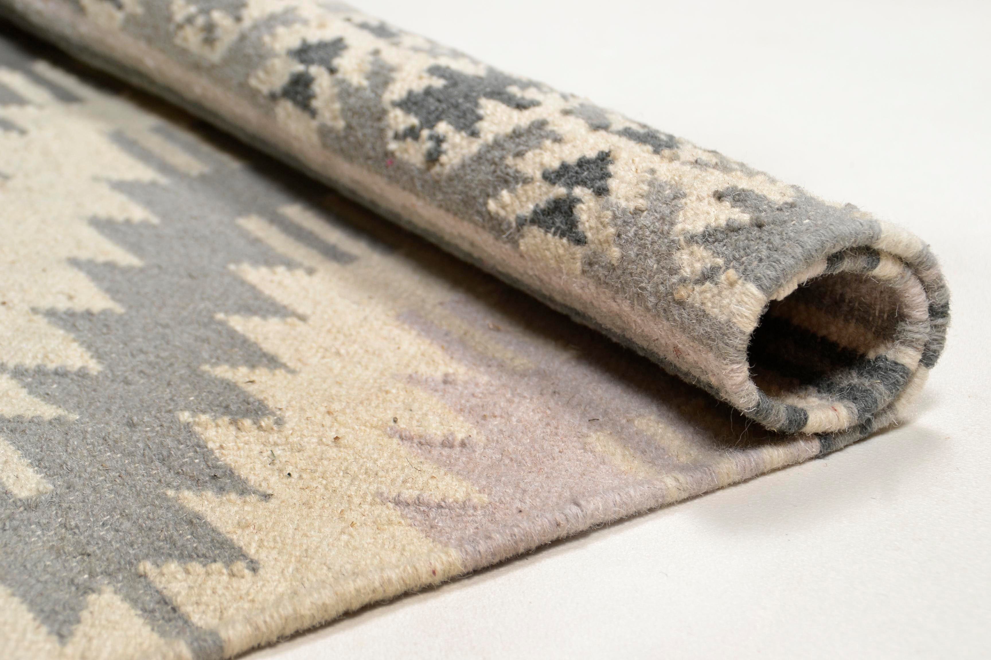 TOM TAILOR HOME Wollen kleed Kelim Colors I zuivere wol, robuust en slijtvast, met franje, boho-stijl