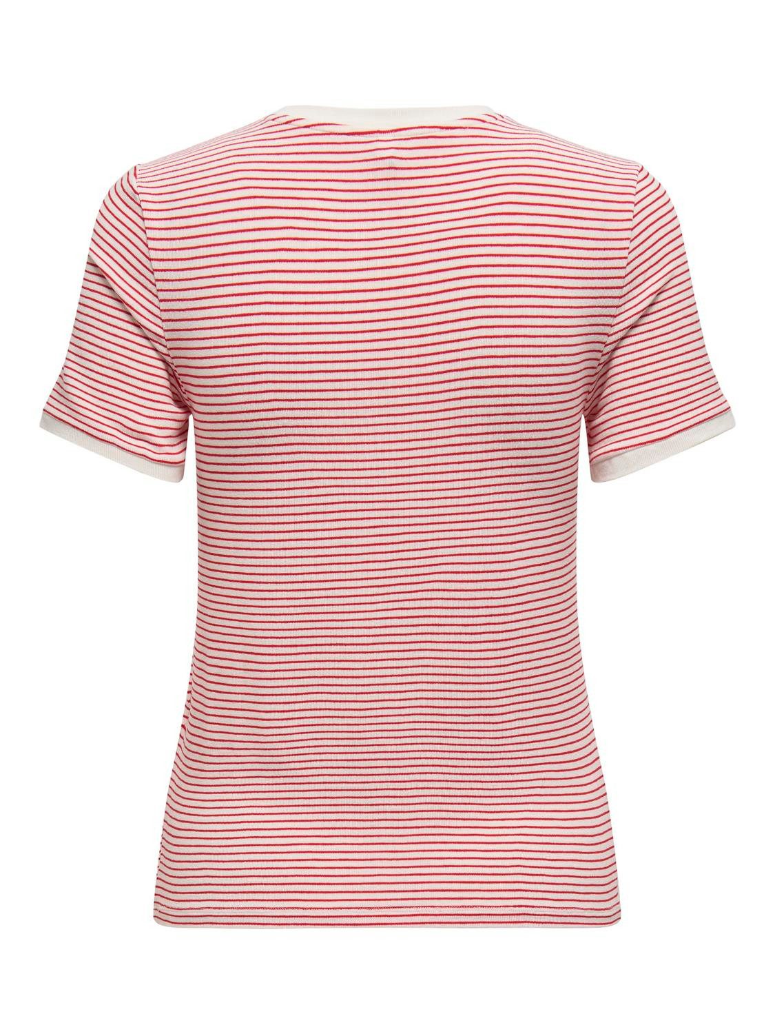 Only Shirt met korte mouwen ONLTINE S/S O-NECK TOP JRS