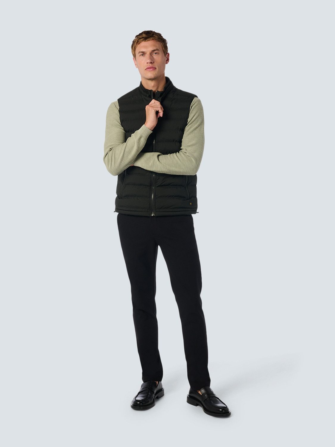 NO EXCESS Bodywarmer Met watté look