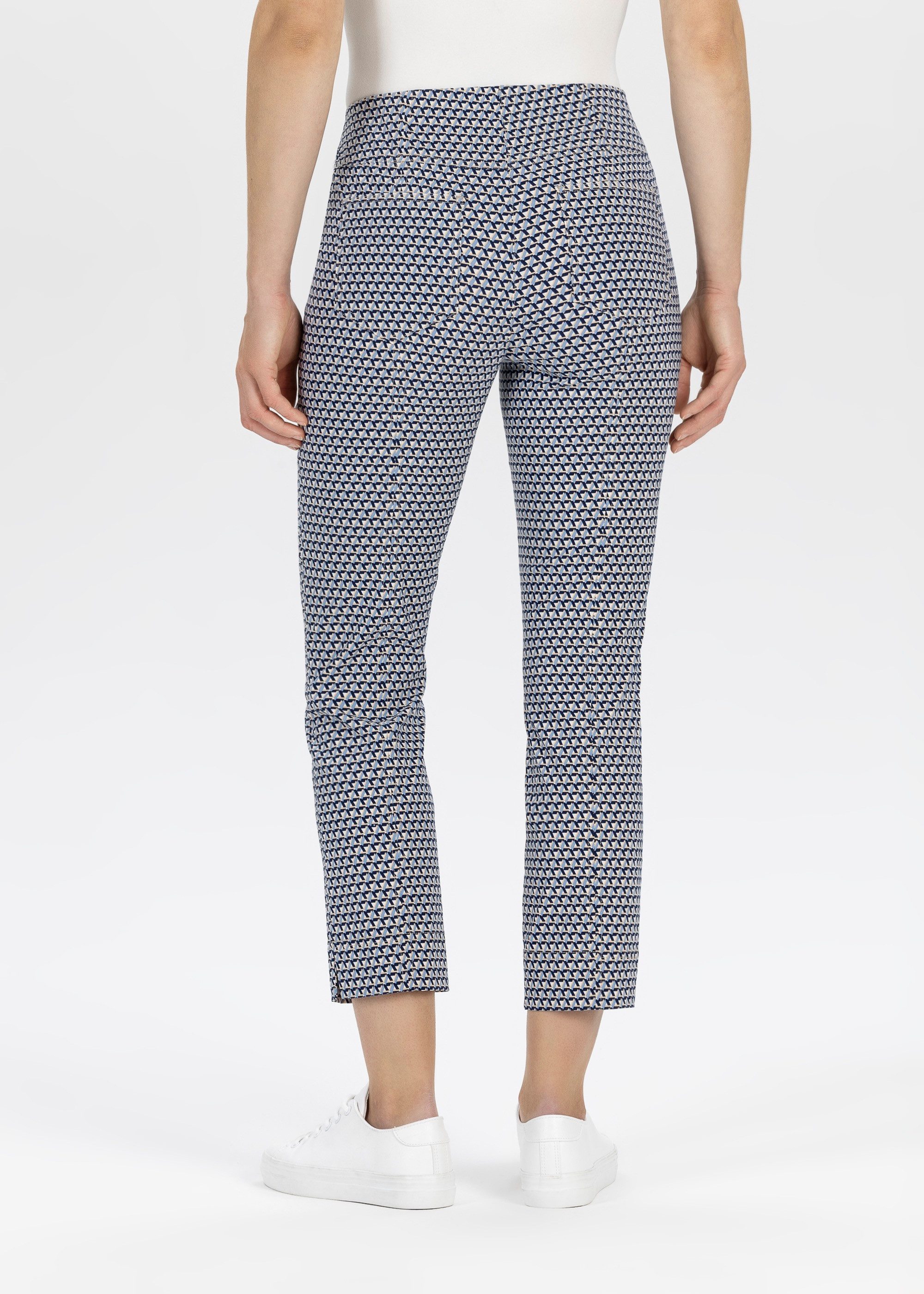 Stehmann 3/4 broek met mini- patroon