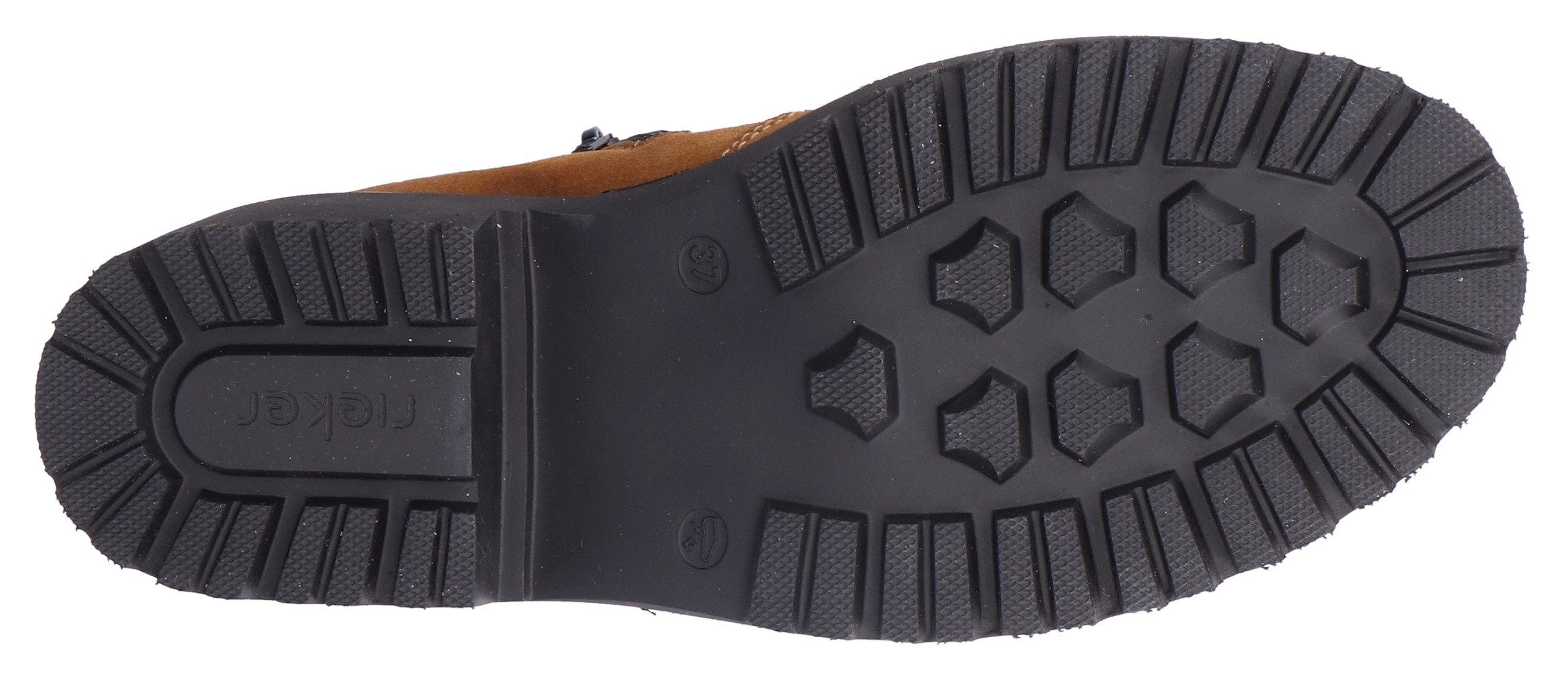 Rieker Winterlaarsjes winterlaarzen, profielzool, slouchy schacht, met binnenrits