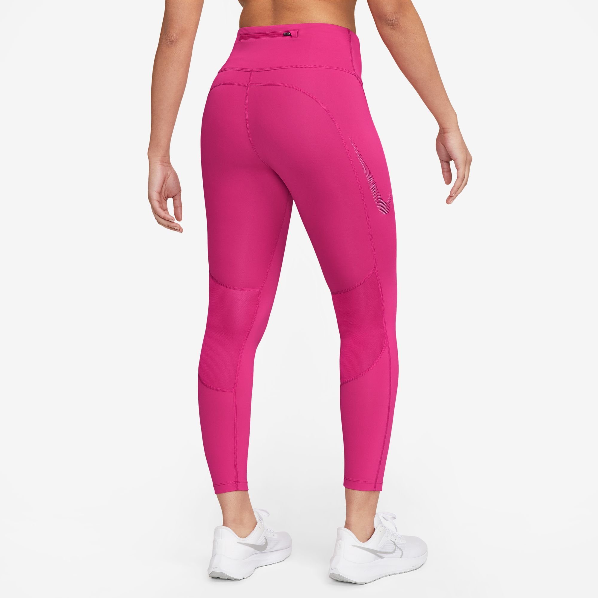 Nike Runningbroek FAST SWOOSH WOMEN'S MID-RISE / LEGGINGS