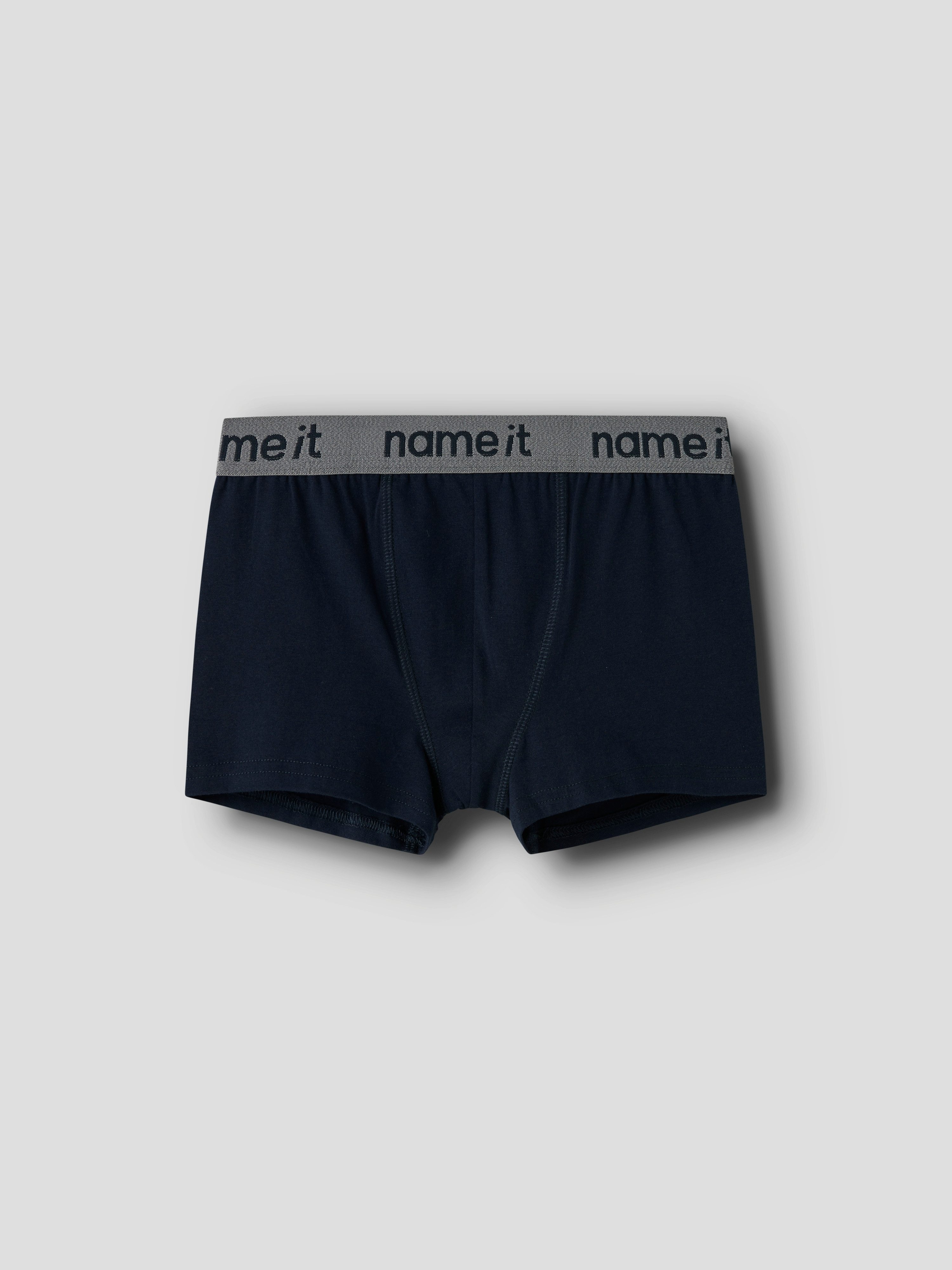 Name It Trunk NKMBOXER 3P DARK GREY MEL SKULL NOOS (3 stuks)