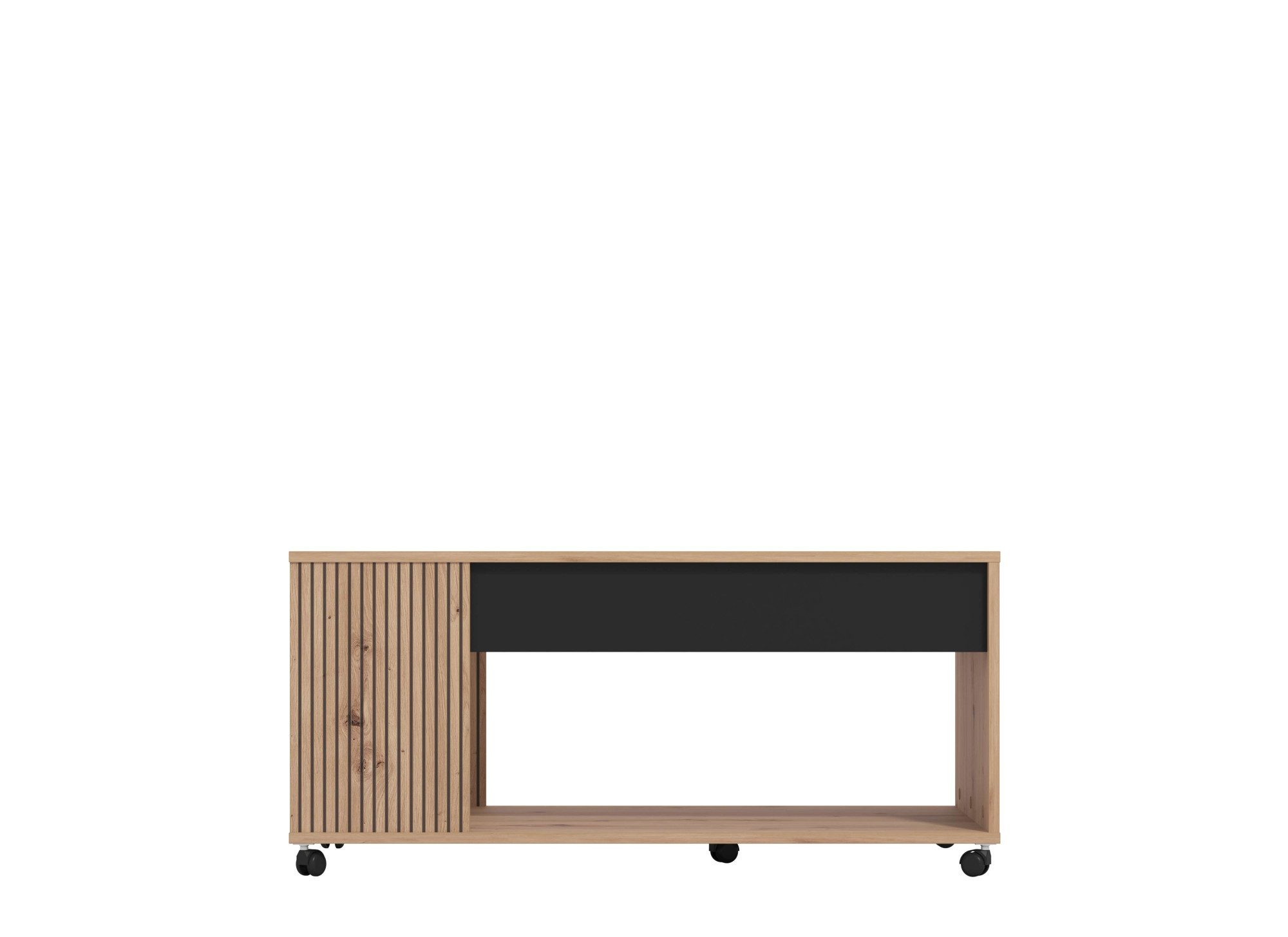 Home affaire Salontafel Mayenne salontafel, 101 cm, rechthoekig, modern design, met wielen