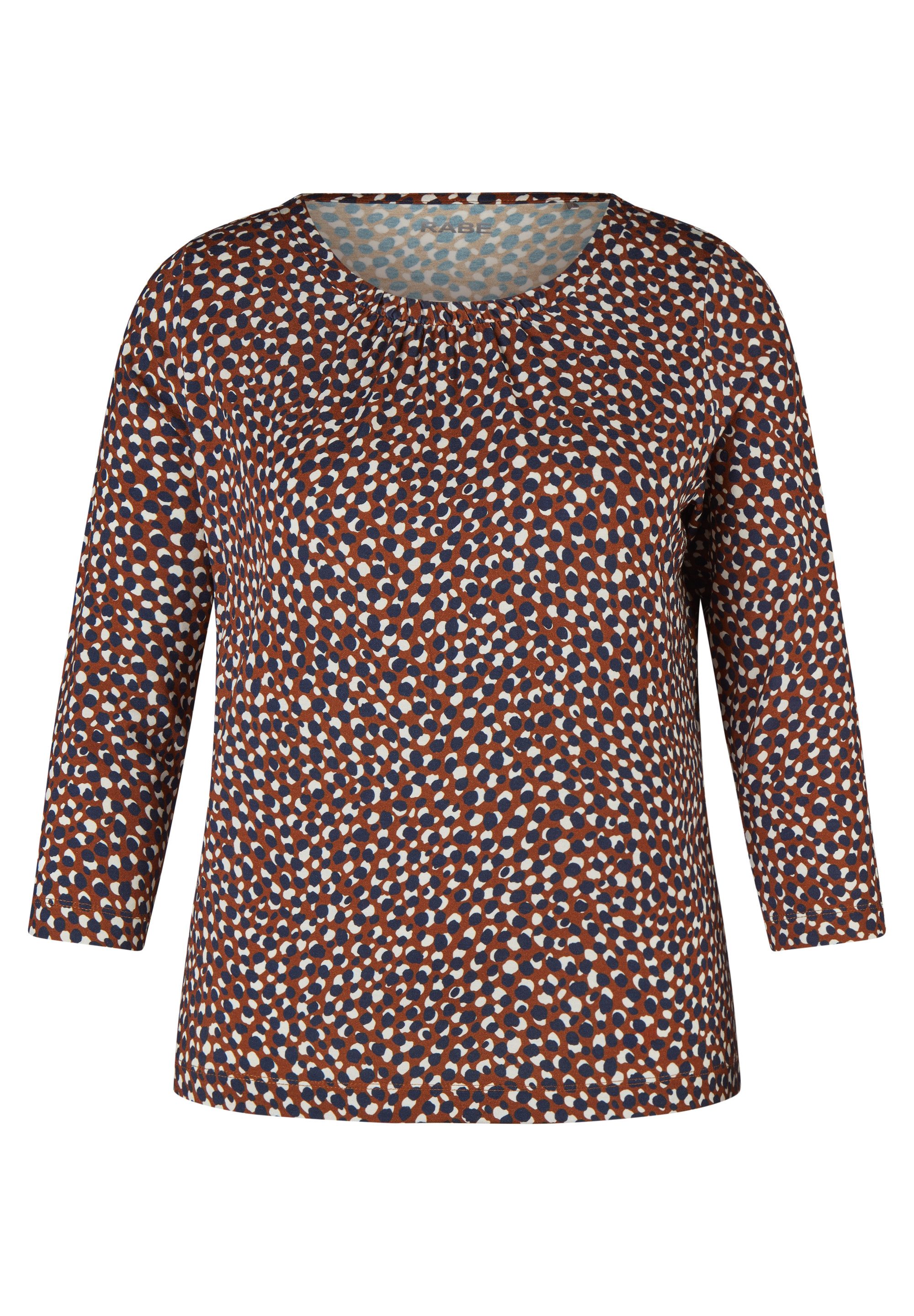 Rabe Shirt met 3/4 mouwen met all-over motief